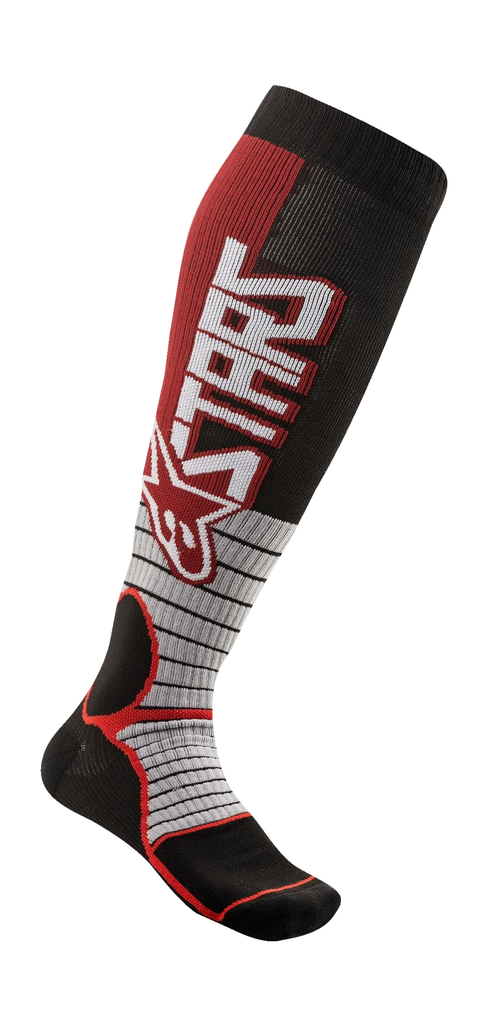 Alpinestars Cross Sokken MX PRO - Burgundy / Zwart