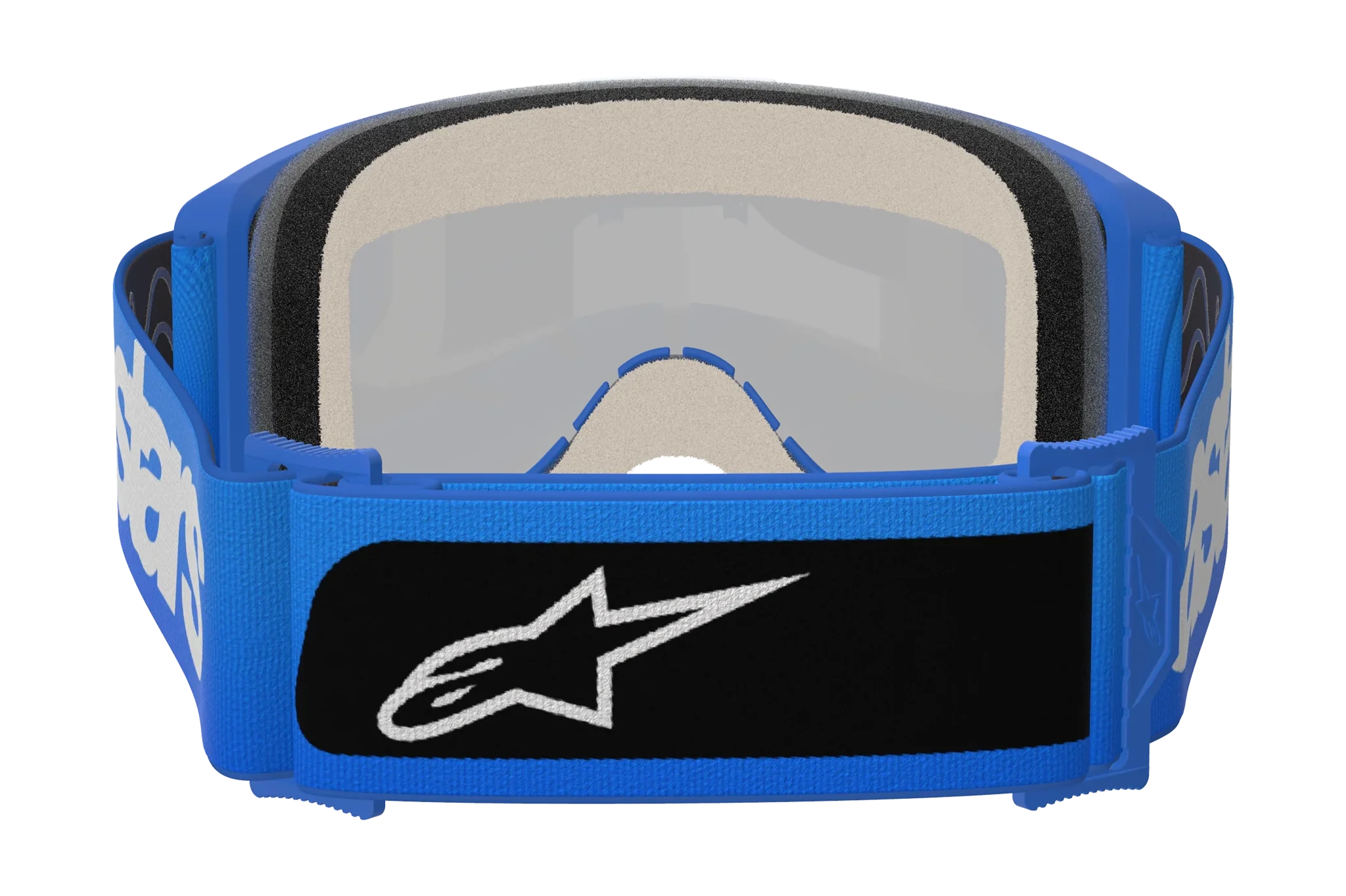 Alpinestars Crossbril Vision 5 Blaze - Blauw - Spiegel Blauw Lens