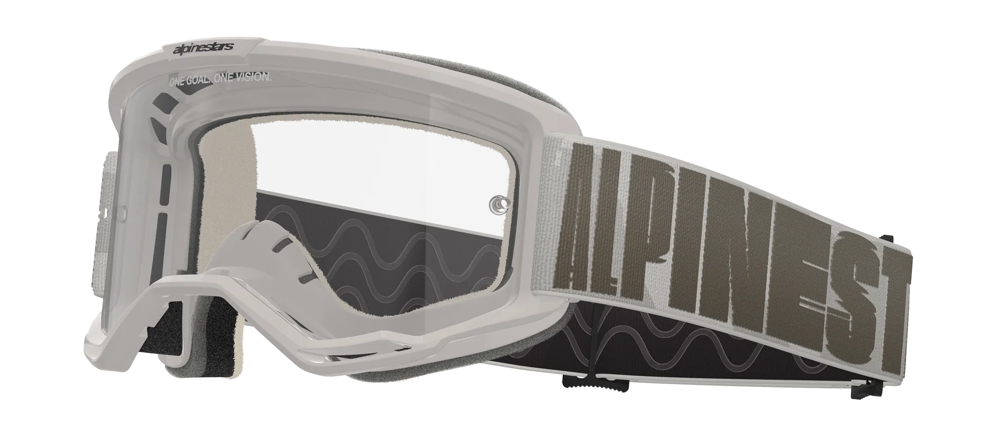 Alpinestars Crossbril Vision 5 Hollow - Wind - Clear Lens