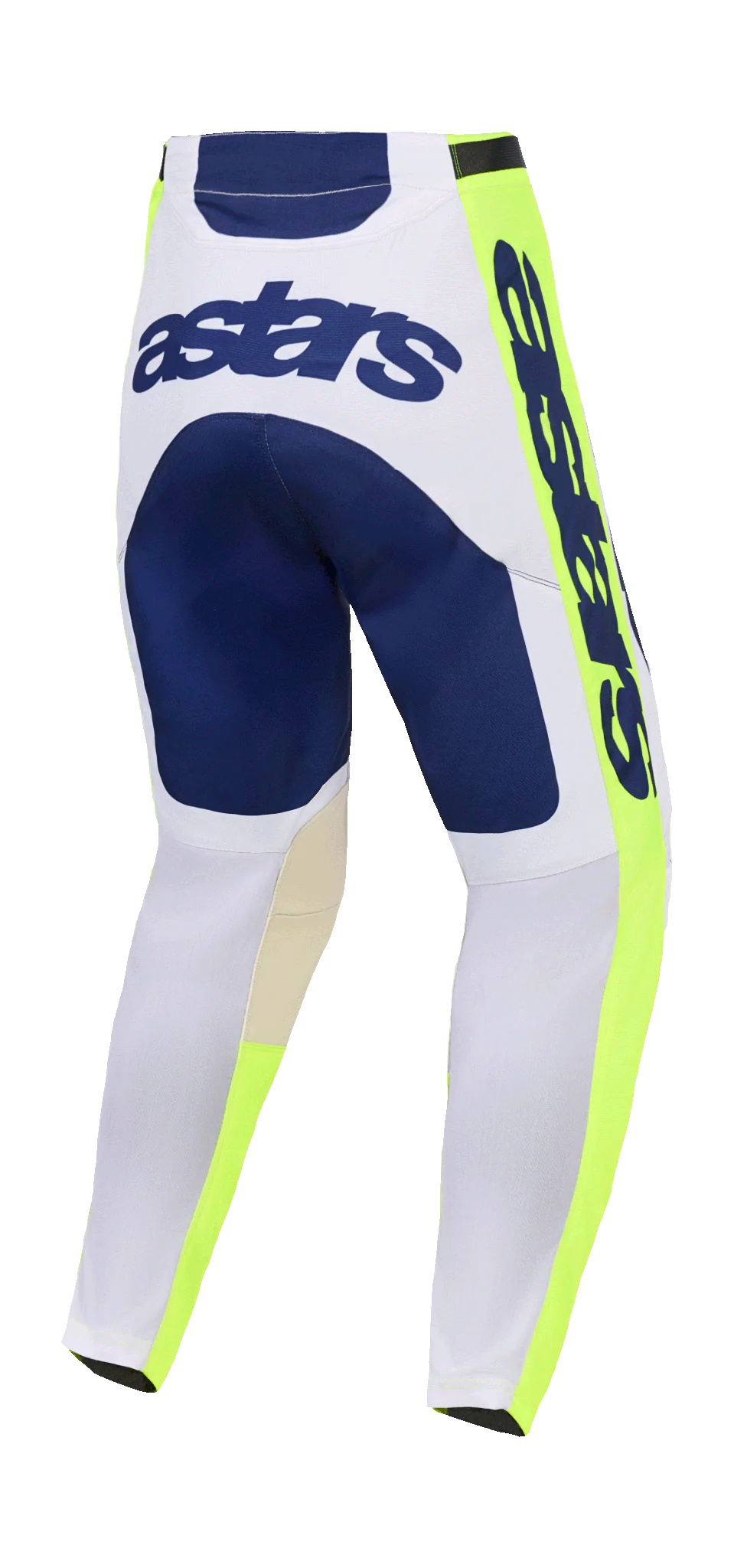 Alpinestars Crossbroek 2026 Racer Air Riway - Licht Grijs / Fluo Geel / Blauw