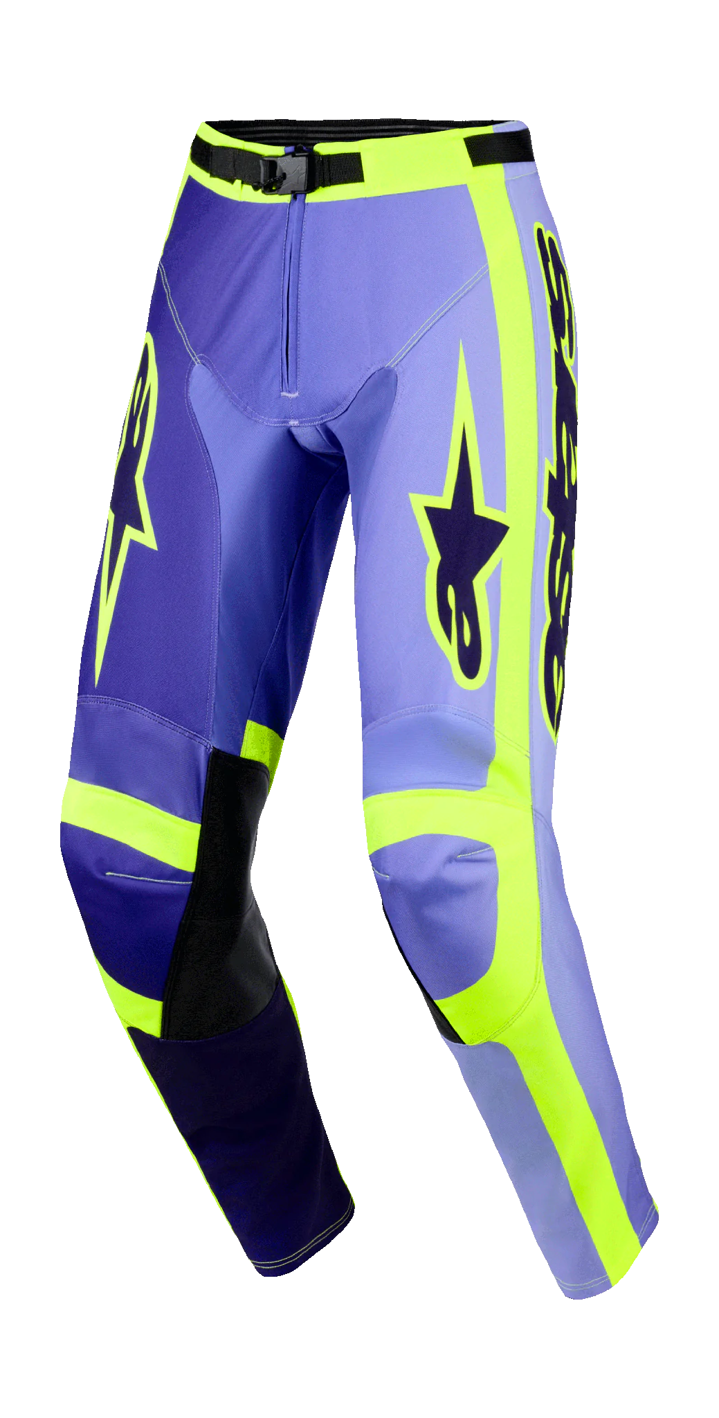 Alpinestars Crossbroek 2026 Racer Portl - Paars / Fluo Geel