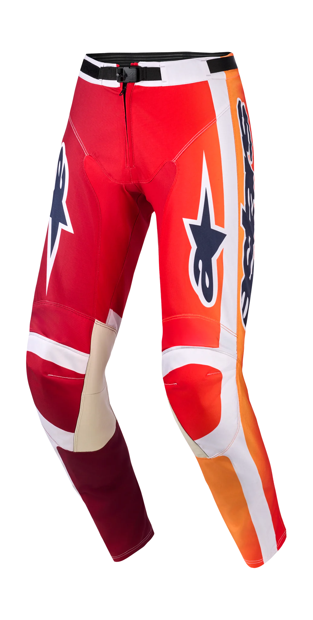Alpinestars Crossbroek 2026 Racer Portl - Rood / Licht Grijs / Donker Grijs