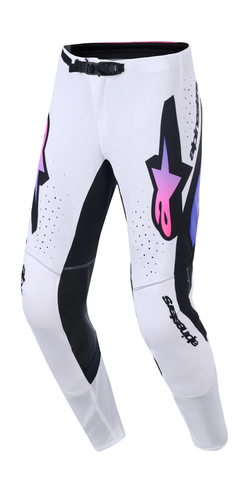 Alpinestars Crossbroek 2026 Supertech Pro Vista - Wit / Paars / Zwart