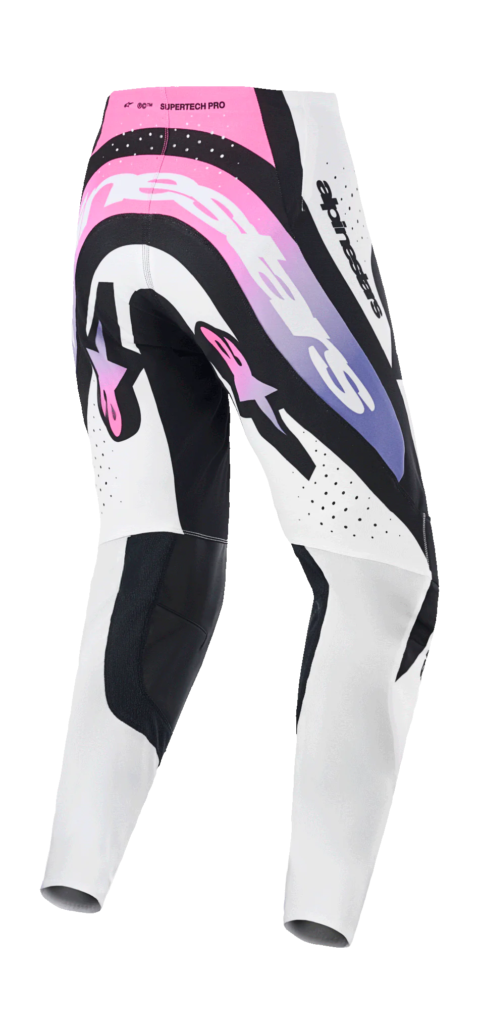 Alpinestars Crossbroek 2026 Supertech Pro Vista - Wit / Paars / Zwart