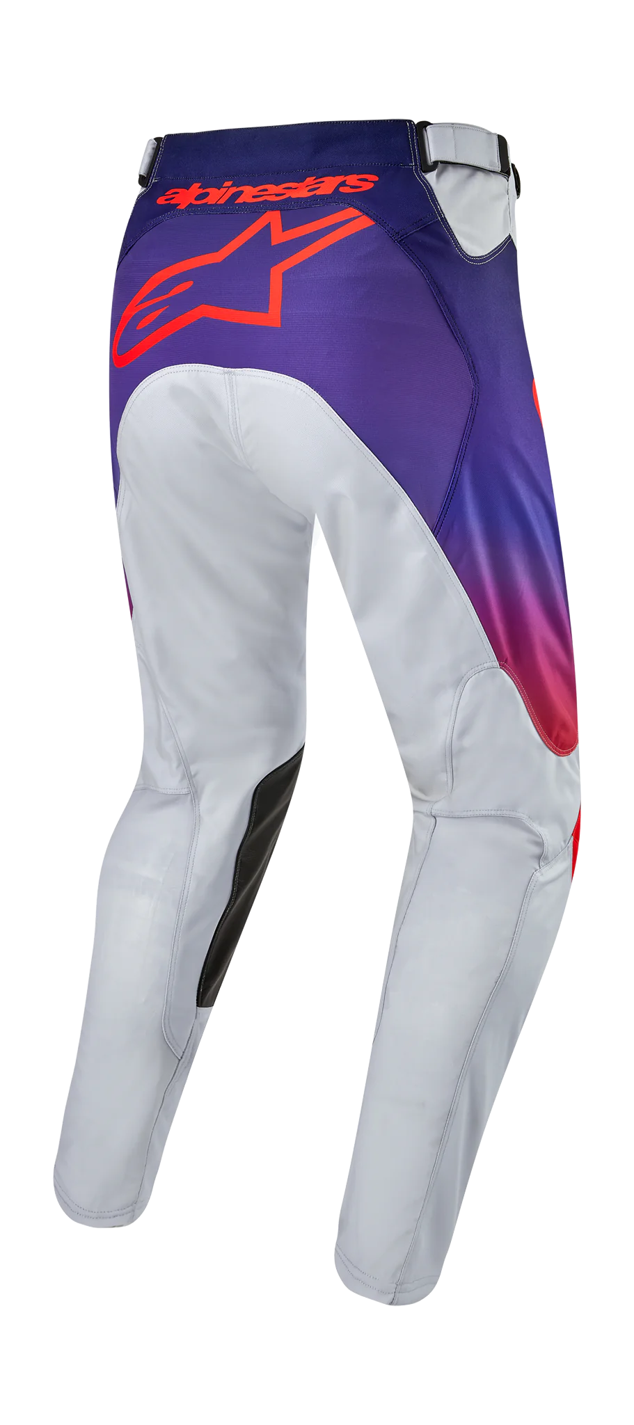 Alpinestars Crossbroek Racer Hoen - Licht Grijs / Hot Oranje / Zwart