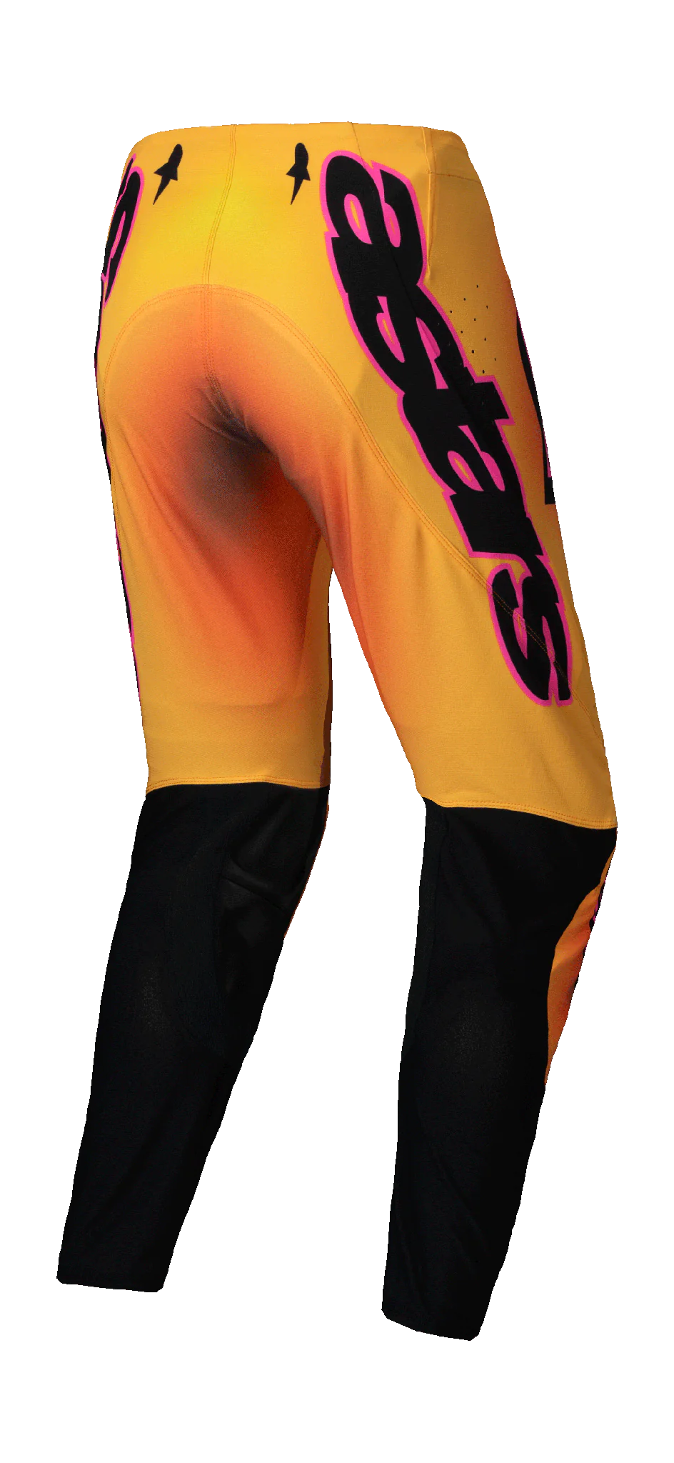 Alpinestars Crossbroek Supertech Lipan - Geel / Roze