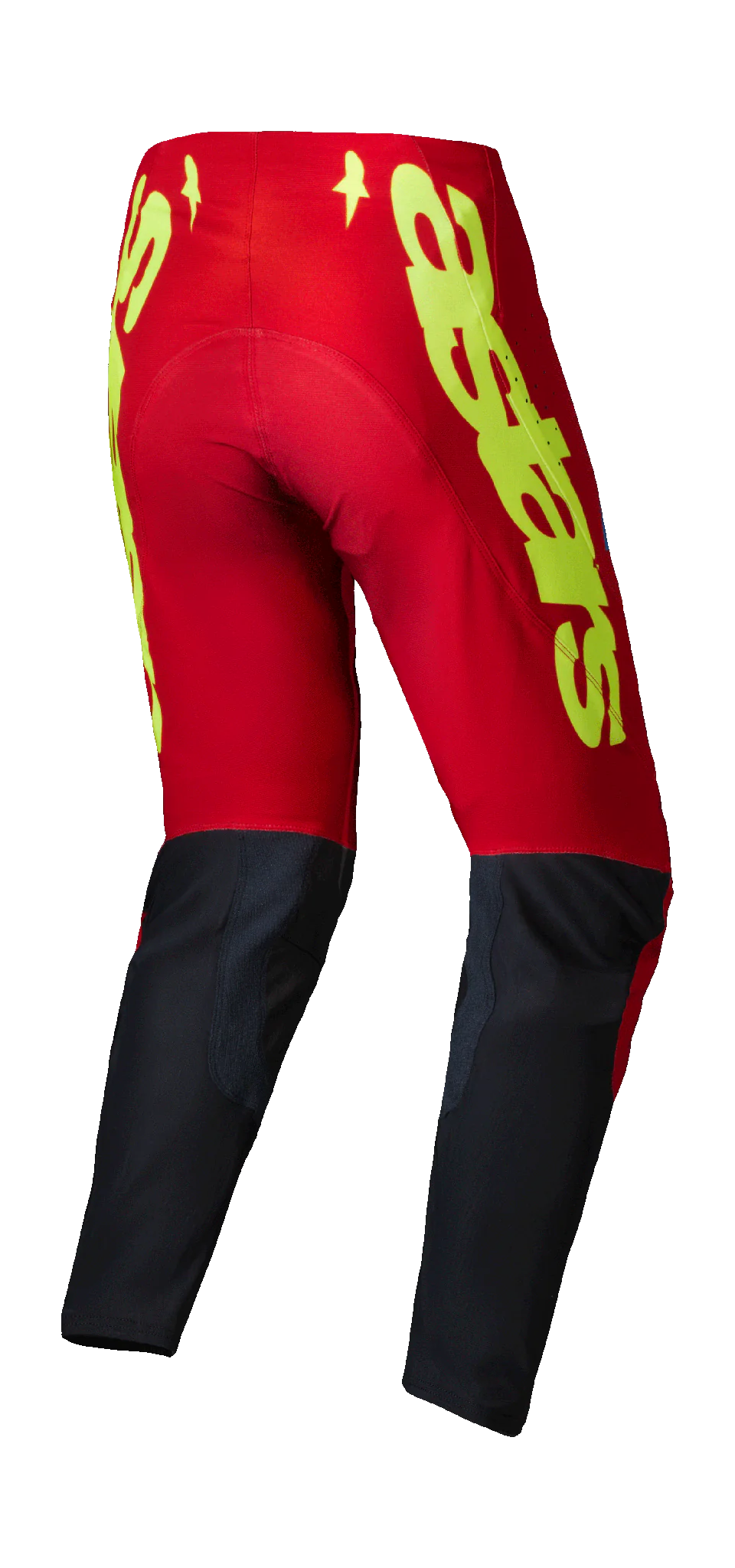Alpinestars Crossbroek Supertech Maker - Rood / Fluo Geel