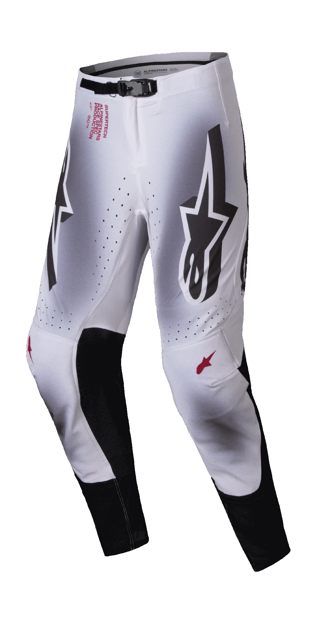 Alpinestars Crossbroek Supertech Maker - Zilver / Zwart