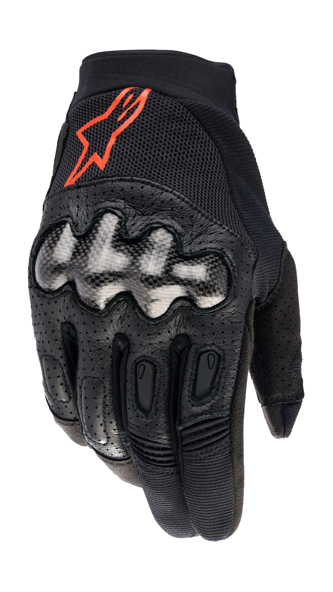 Alpinestars Crosshandschoenen 2026 Megawatt - Zwart / Fluo Rood