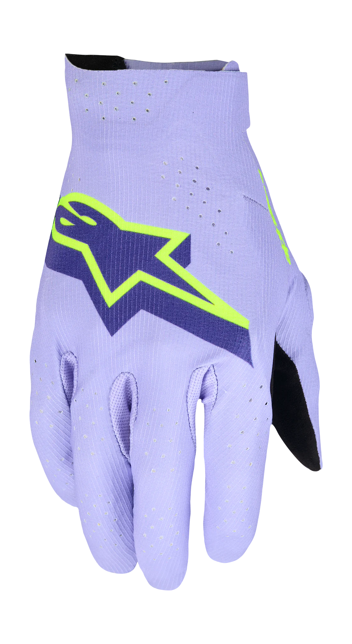 Alpinestars Crosshandschoenen 2026 Supertech - Lavender / Violet / Fluo Geel