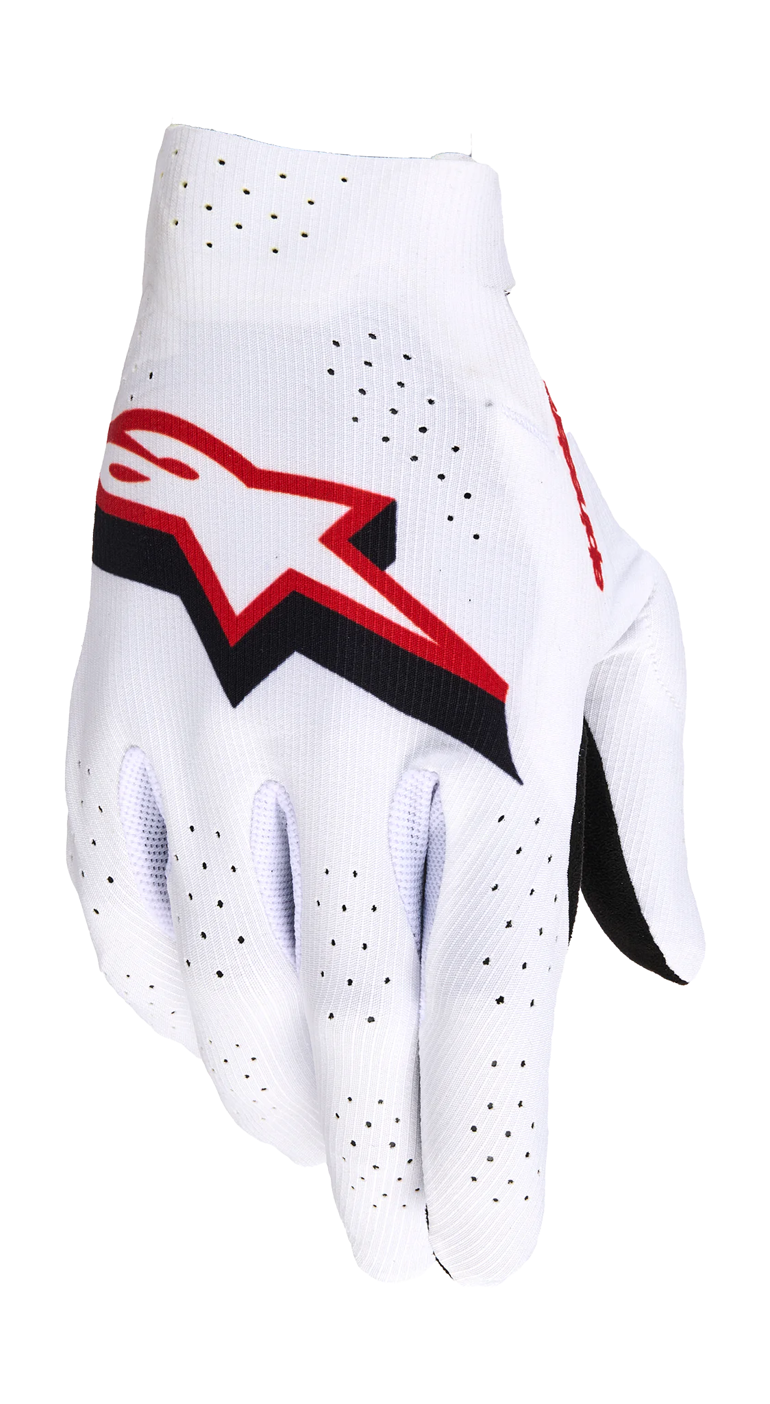 Alpinestars Crosshandschoenen 2026 Supertech - Wit / Zwart / Fire Rood