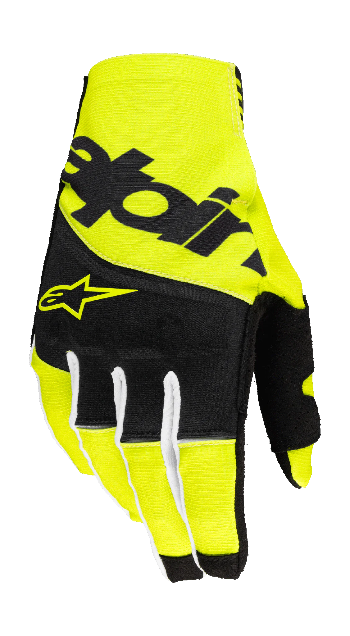 Alpinestars Crosshandschoenen 2026 Techstar - Zwart / Fluo Geel