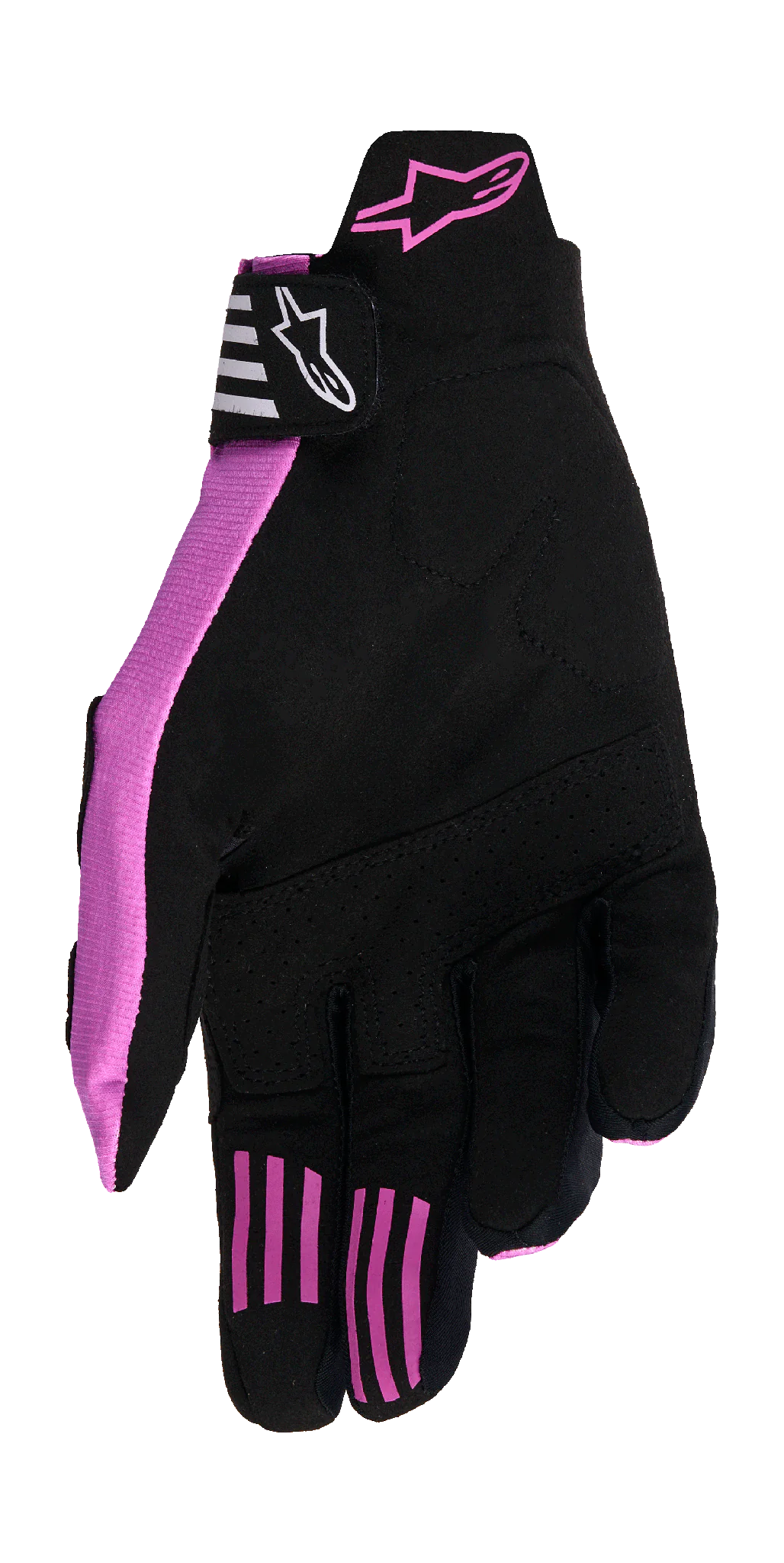 Alpinestars Crosshandschoenen 2026 Techstar - Zwart / Licht Grijs / Paars