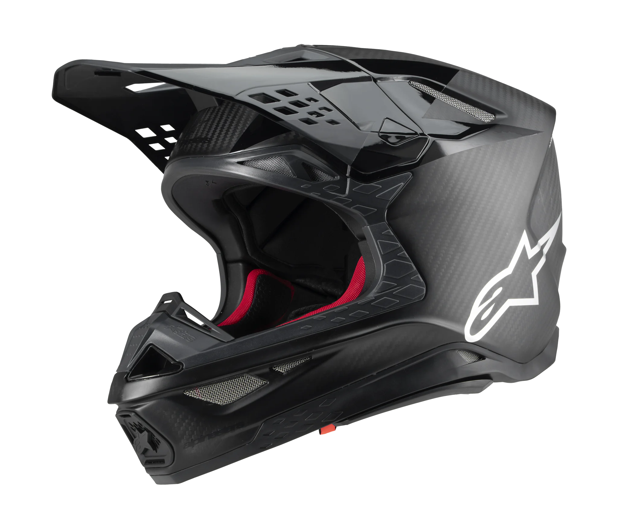 Alpinestars Crosshelm S-M10 Fame - Zwart / Carbon