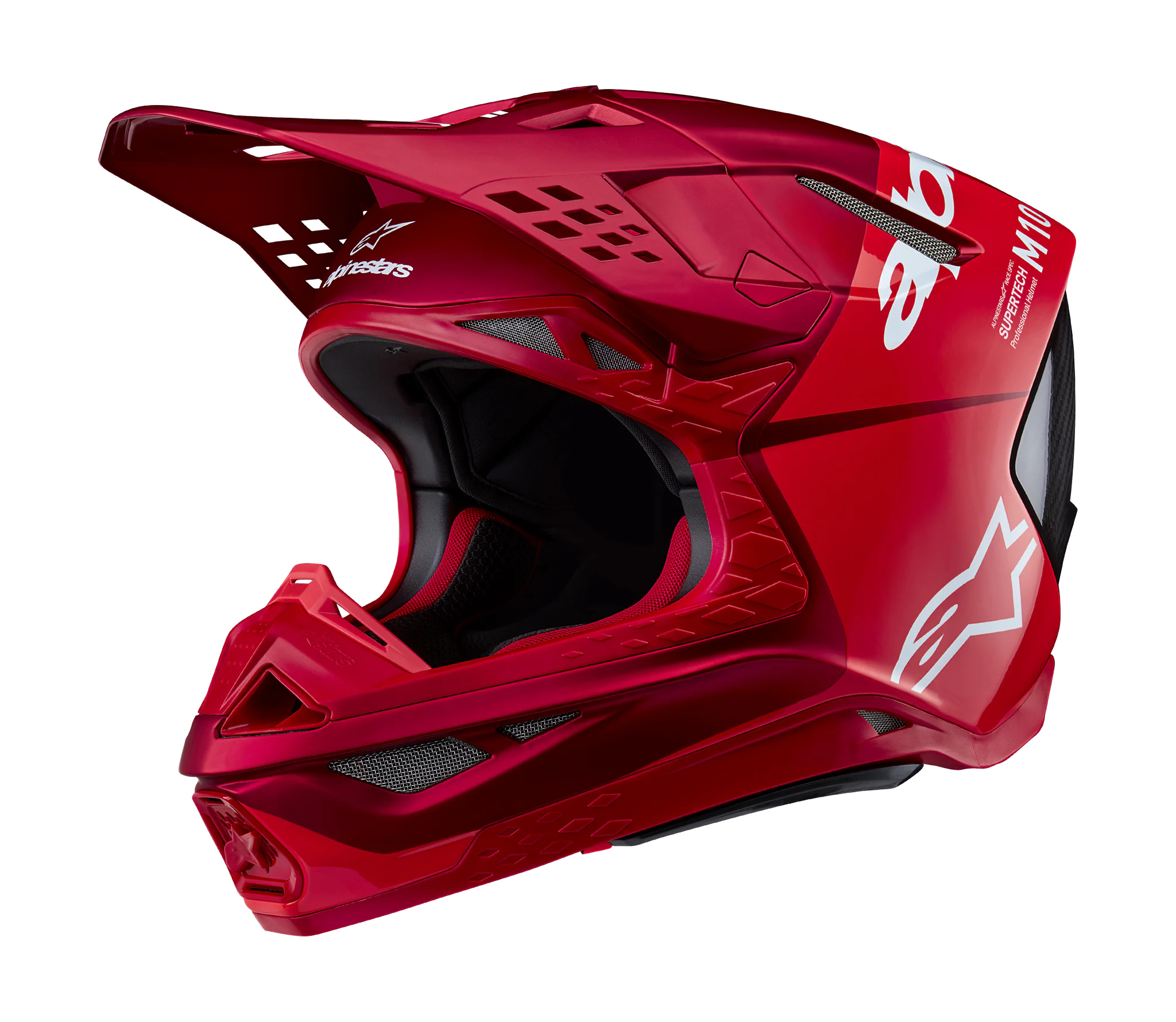 Alpinestars Crosshelm S-M10 Flood - Rood / Fluo Rood