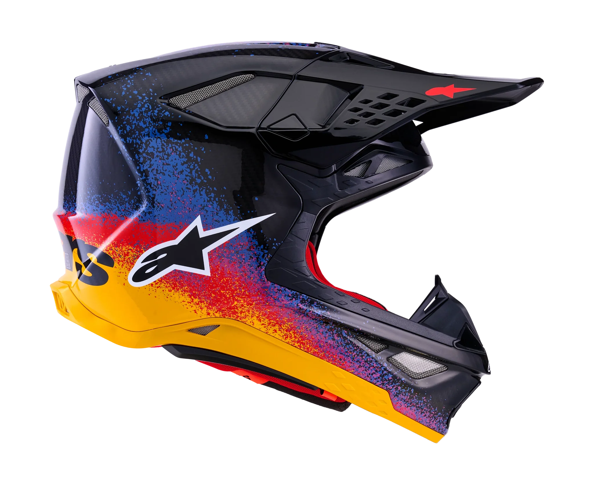 Alpinestars Crosshelm S-M10 LE Black Hole - Zwart / Burst