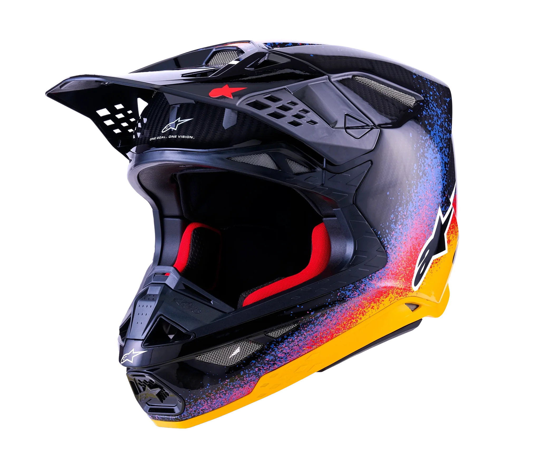 Alpinestars Crosshelm S-M10 LE Black Hole - Zwart / Burst