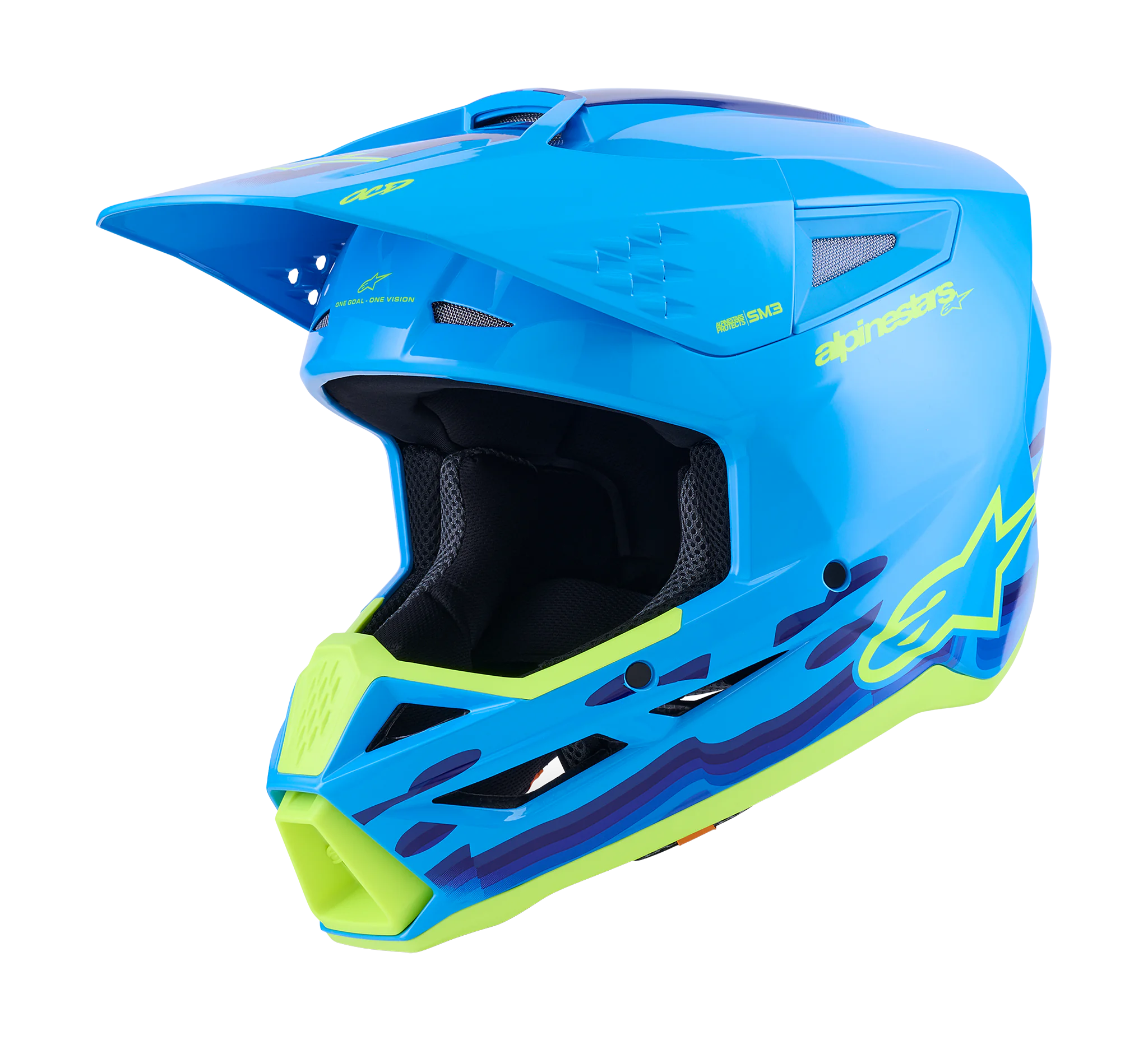 Alpinestars Crosshelm S-M3 Force - Cyan