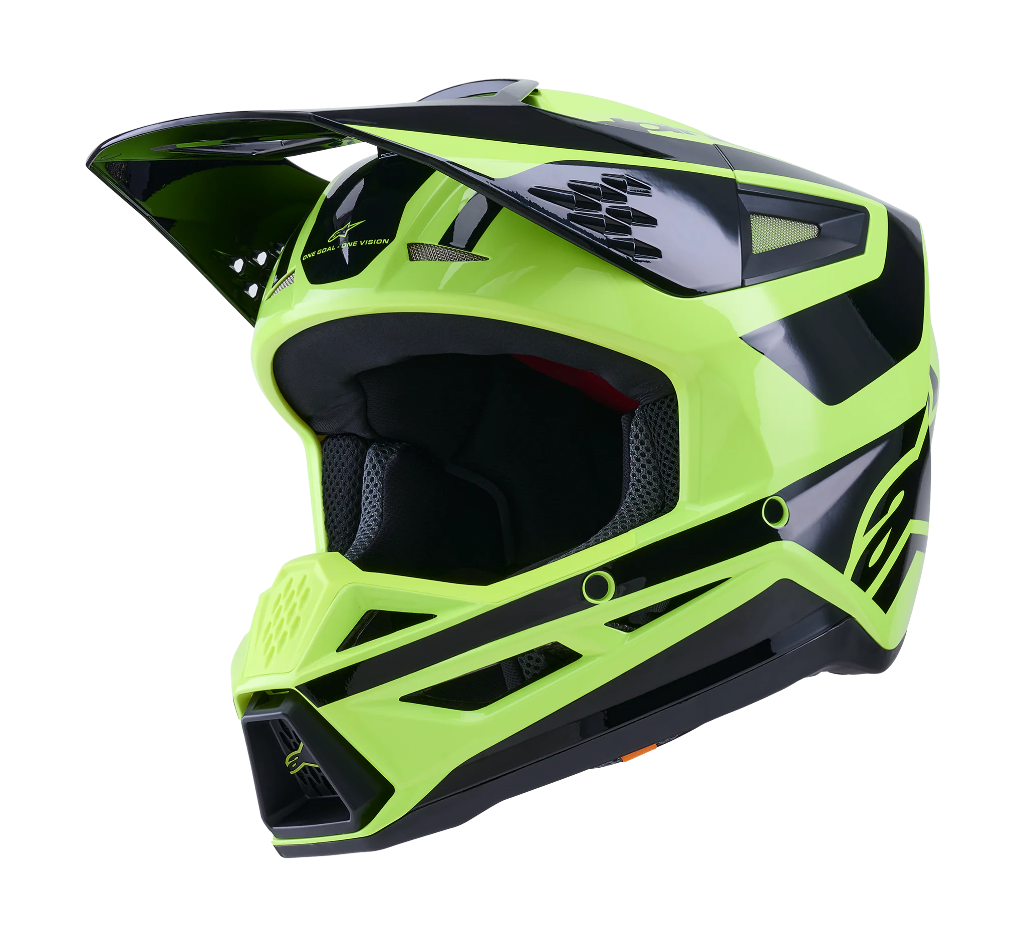 Alpinestars Crosshelm S-M3 Heat - Fluo Geel / Zwart