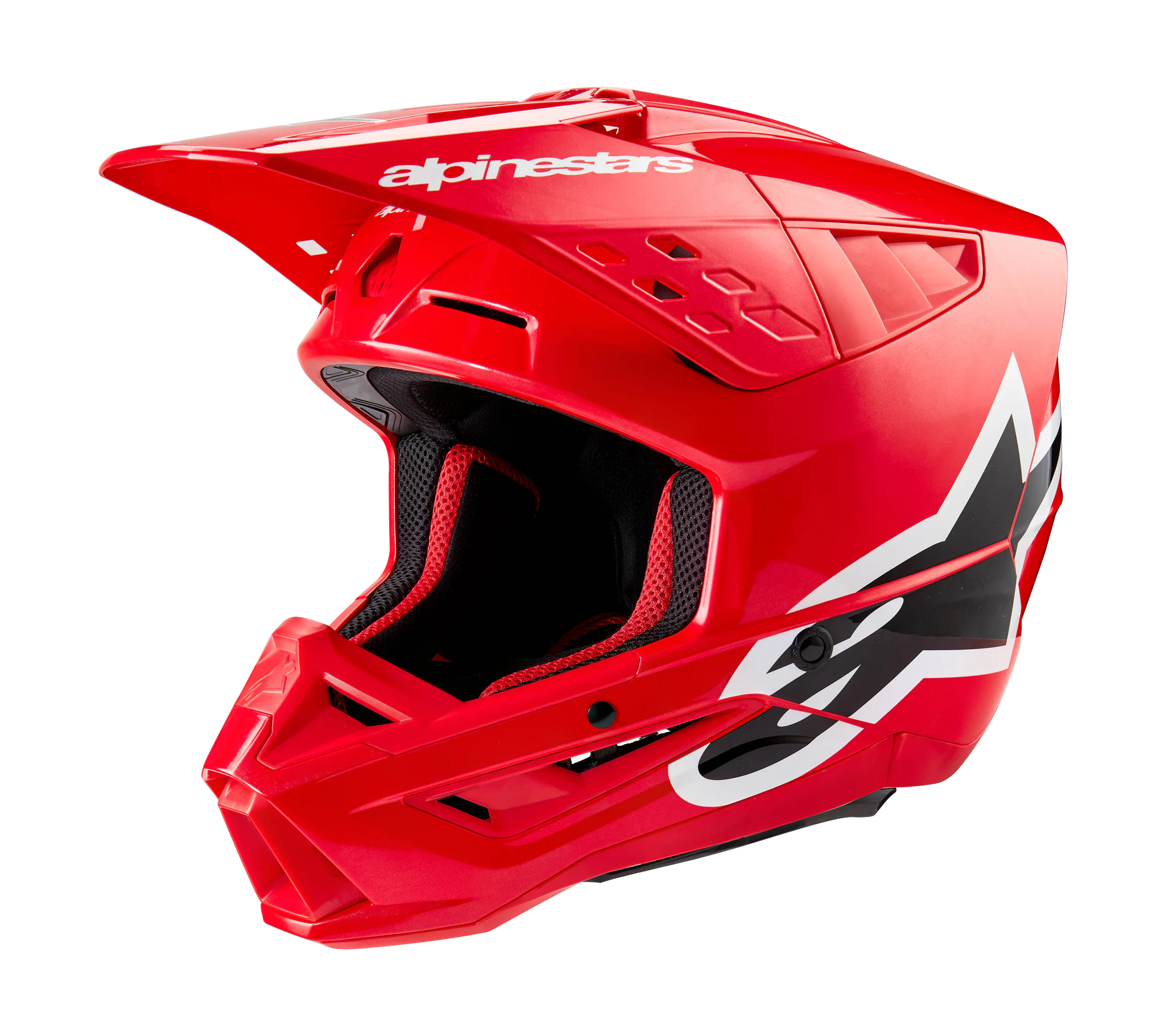 Alpinestars Crosshelm S-M5 Corp - Glans Rood
