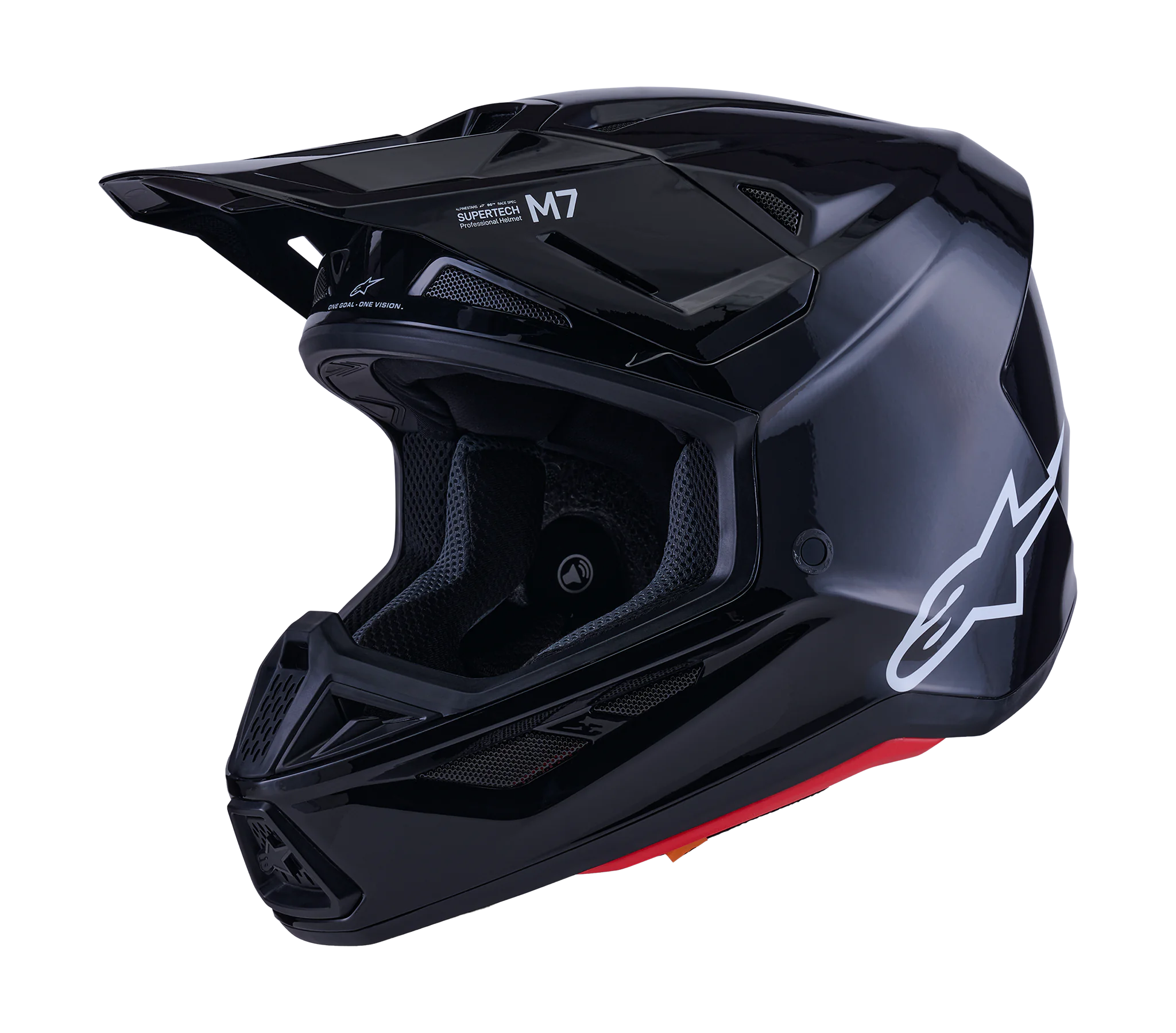 Alpinestars Crosshelm S-M7 Solid - Zwart