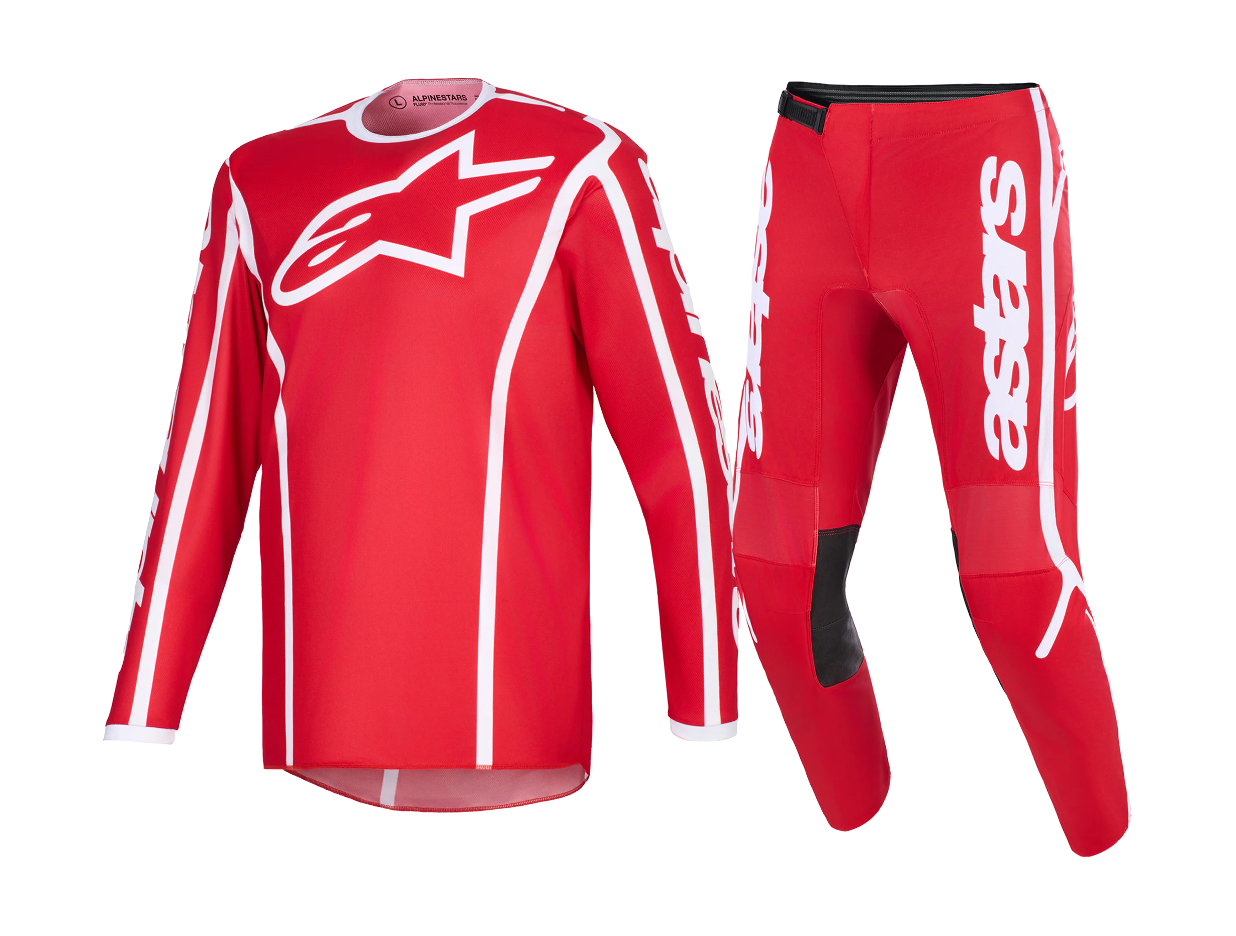 Alpinestars Crosskleding 2026 Fluid Apex - Rood / Wit