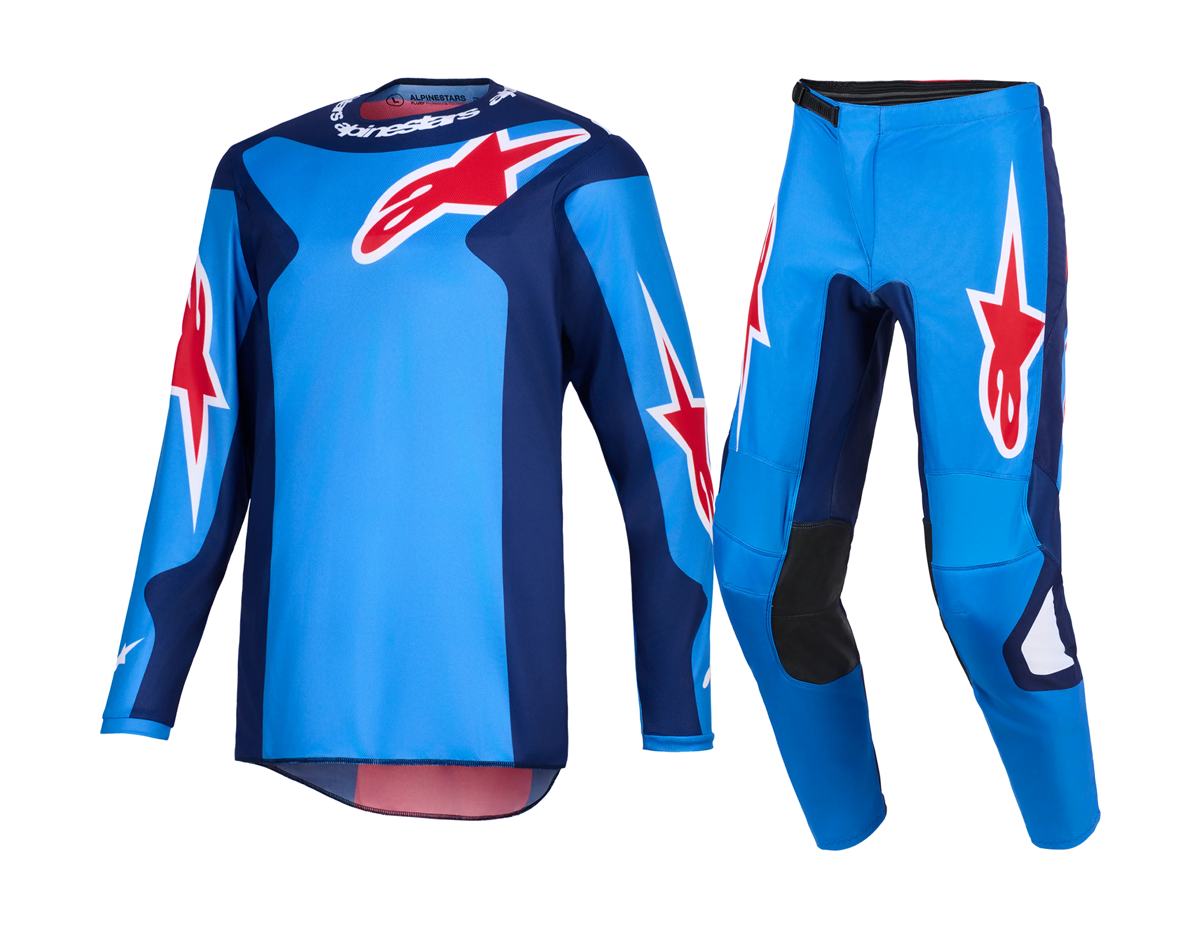Alpinestars Crosskleding 2026 Fluid Grid - Blauw / Rood