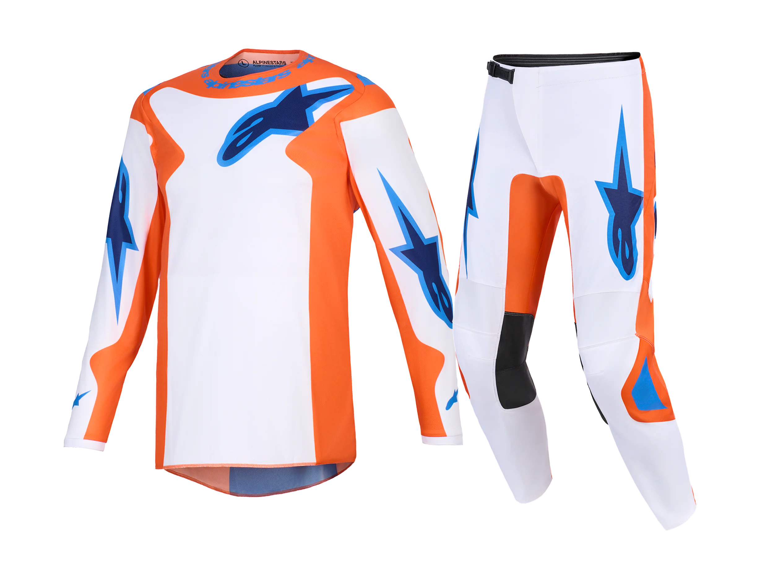 Alpinestars Crosskleding 2026 Fluid Grid - Oranje / Ucla / Blauw