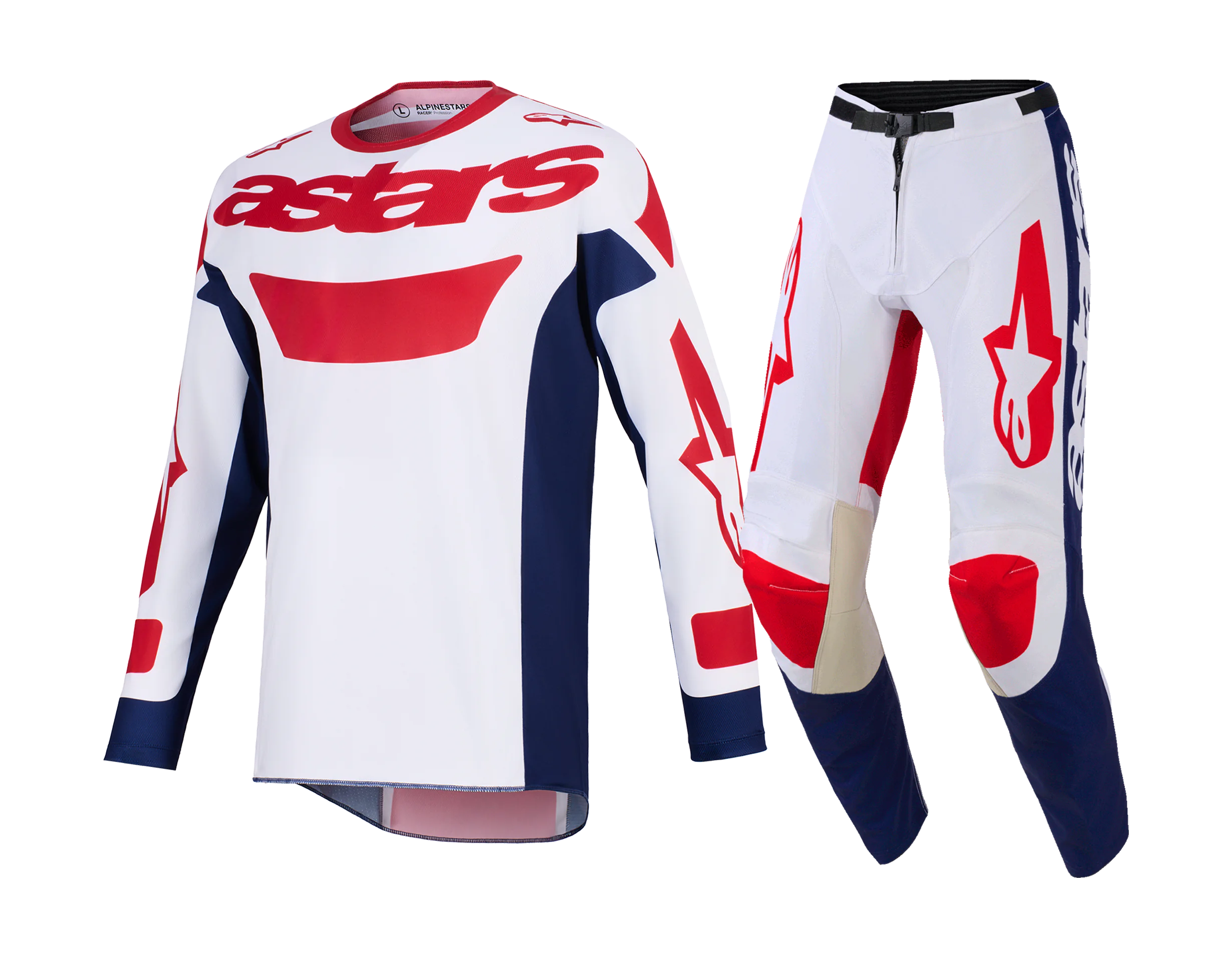 Alpinestars Crosskleding 2026 Racer Riway - Wit / Blauw / Rood