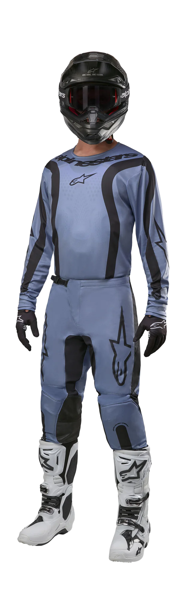 Alpinestars Crosskleding Fluid Lurv - Licht Blauw / Zwart