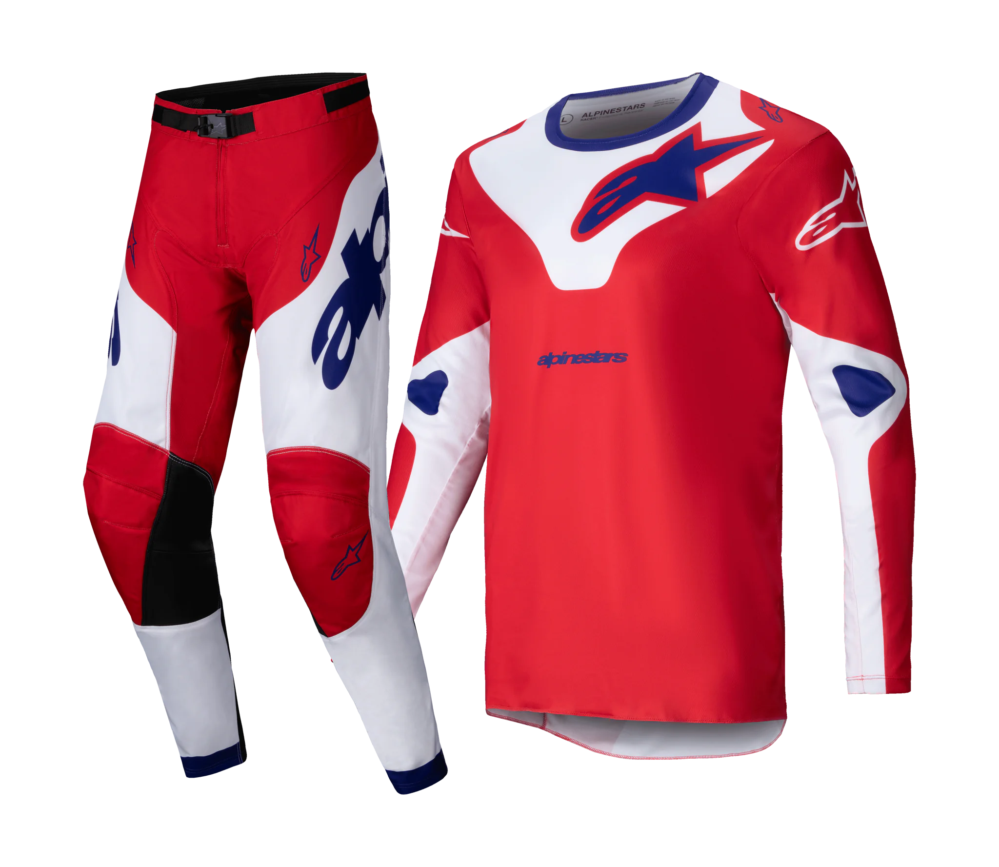 Alpinestars Crosskleding Racer Veil - Rood / Wit