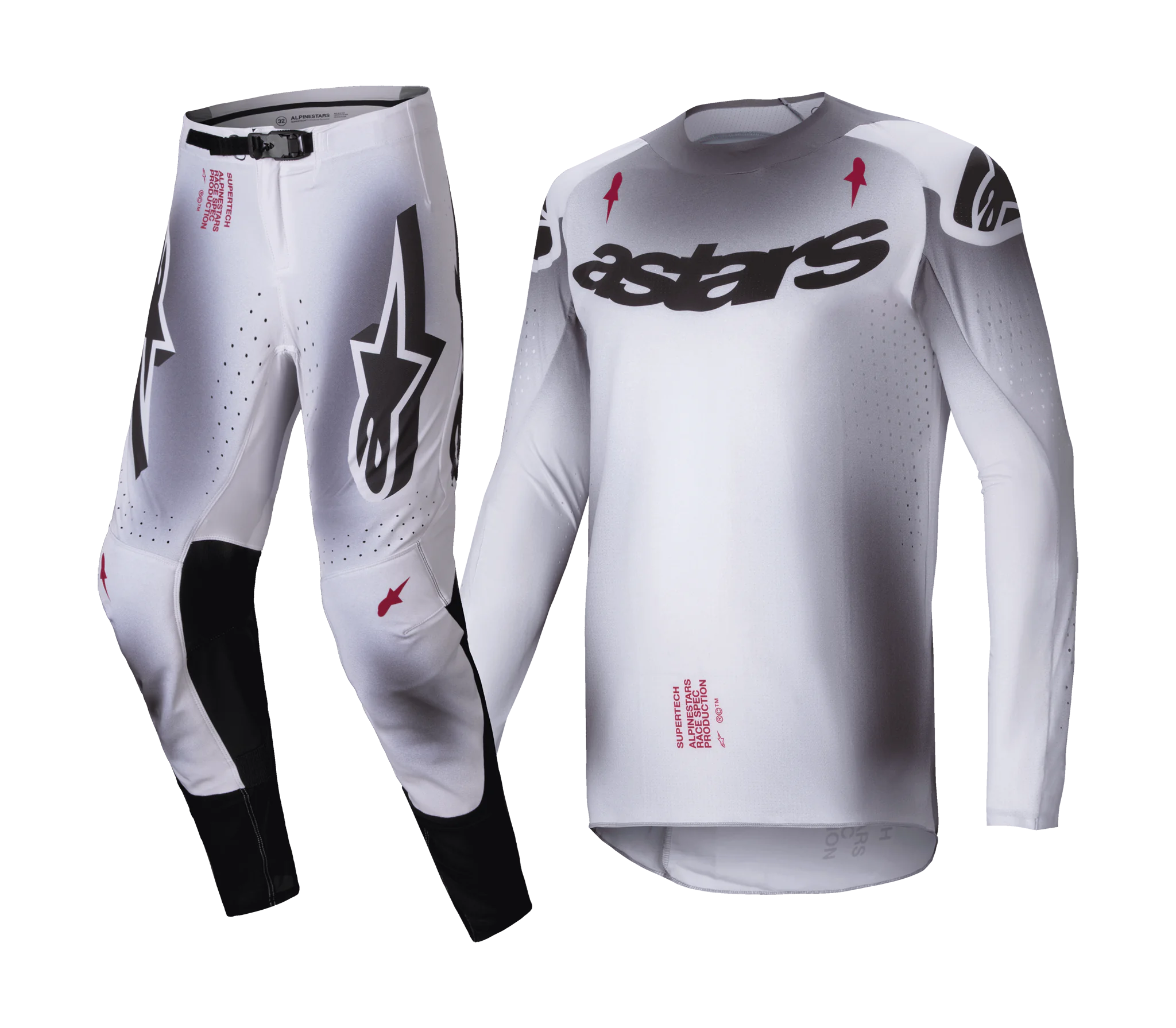 Alpinestars Crosskleding Supertech Maker - Zilver / Zwart