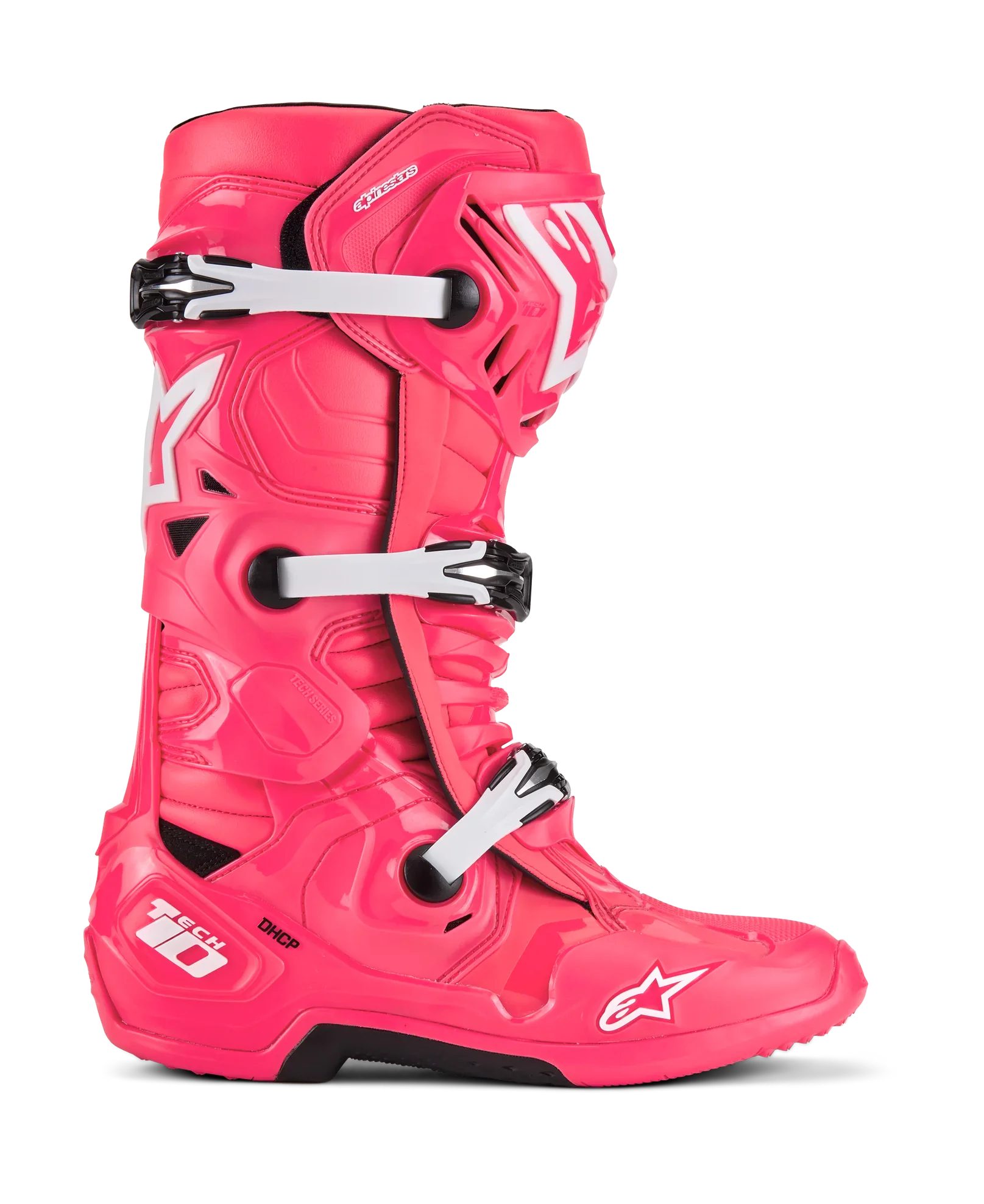 Alpinestars Crosslaarzen Tech 10 - Diva Roze / Wit