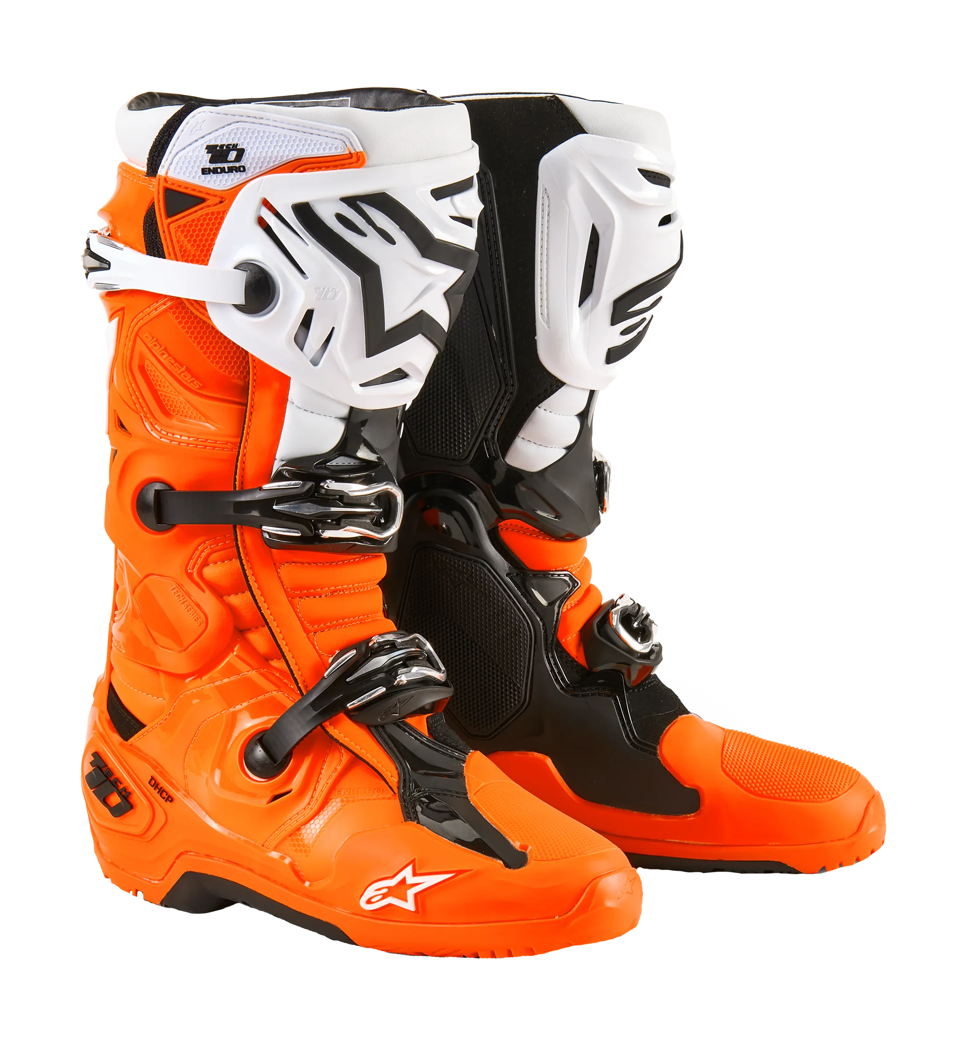 Alpinestars Crosslaarzen Tech 10 Enduro - Fluo Oranje / Zwart / Wit
