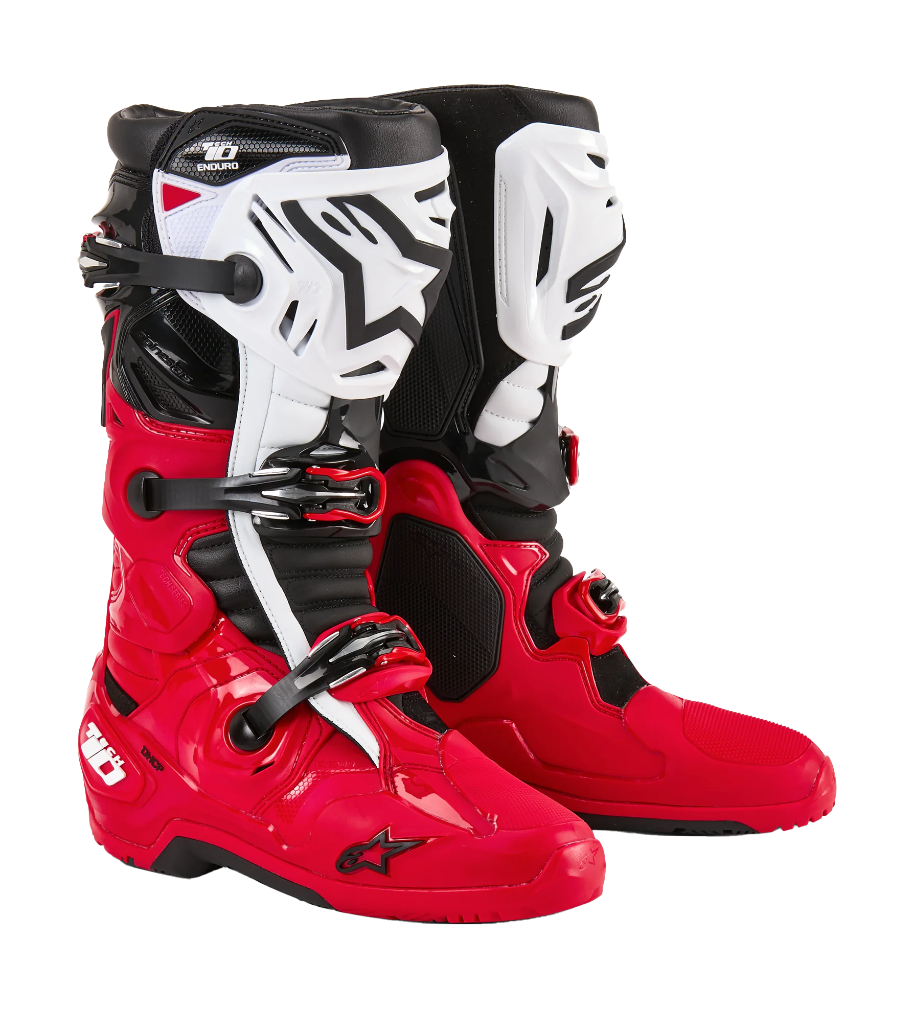 Alpinestars Crosslaarzen Tech 10 Enduro - Rood / Zwart / Wit