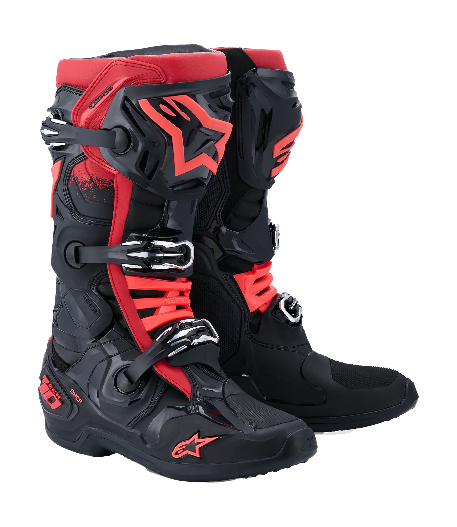 Alpinestars Crosslaarzen Tech 10 - Zwart / Rood