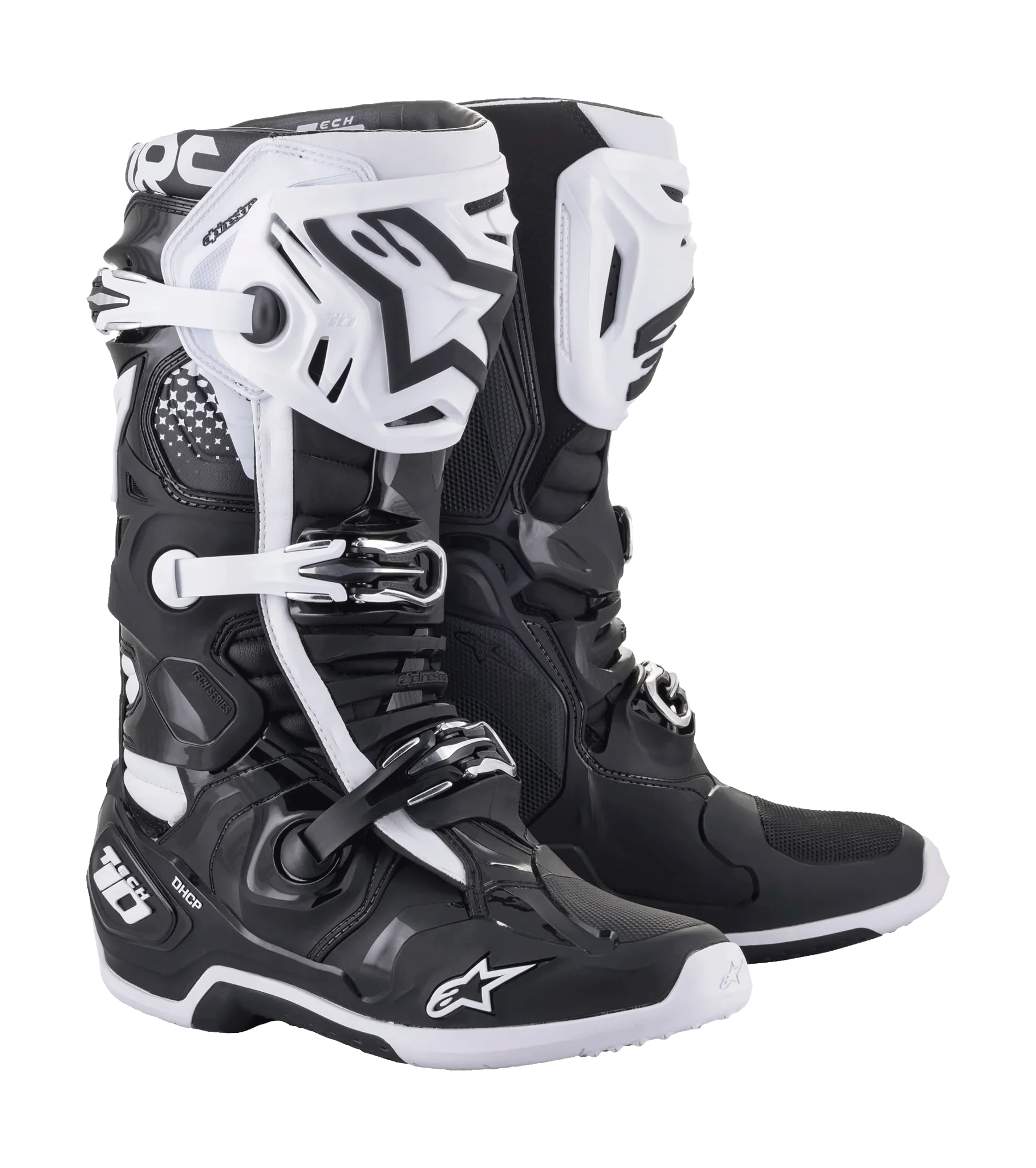 Alpinestars Crosslaarzen Tech 10 - Zwart / Wit