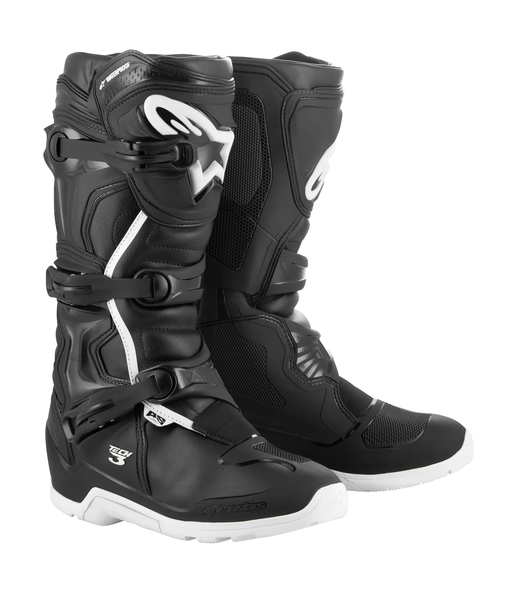 Alpinestars Crosslaarzen Tech 3 Enduro Waterproof - Zwart / Wit