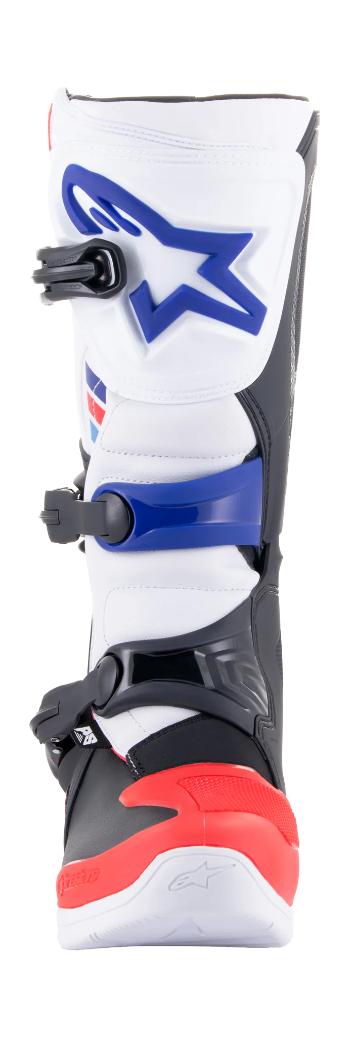 Alpinestars Crosslaarzen Tech 3 - Wit / Rood / Donker Blauw