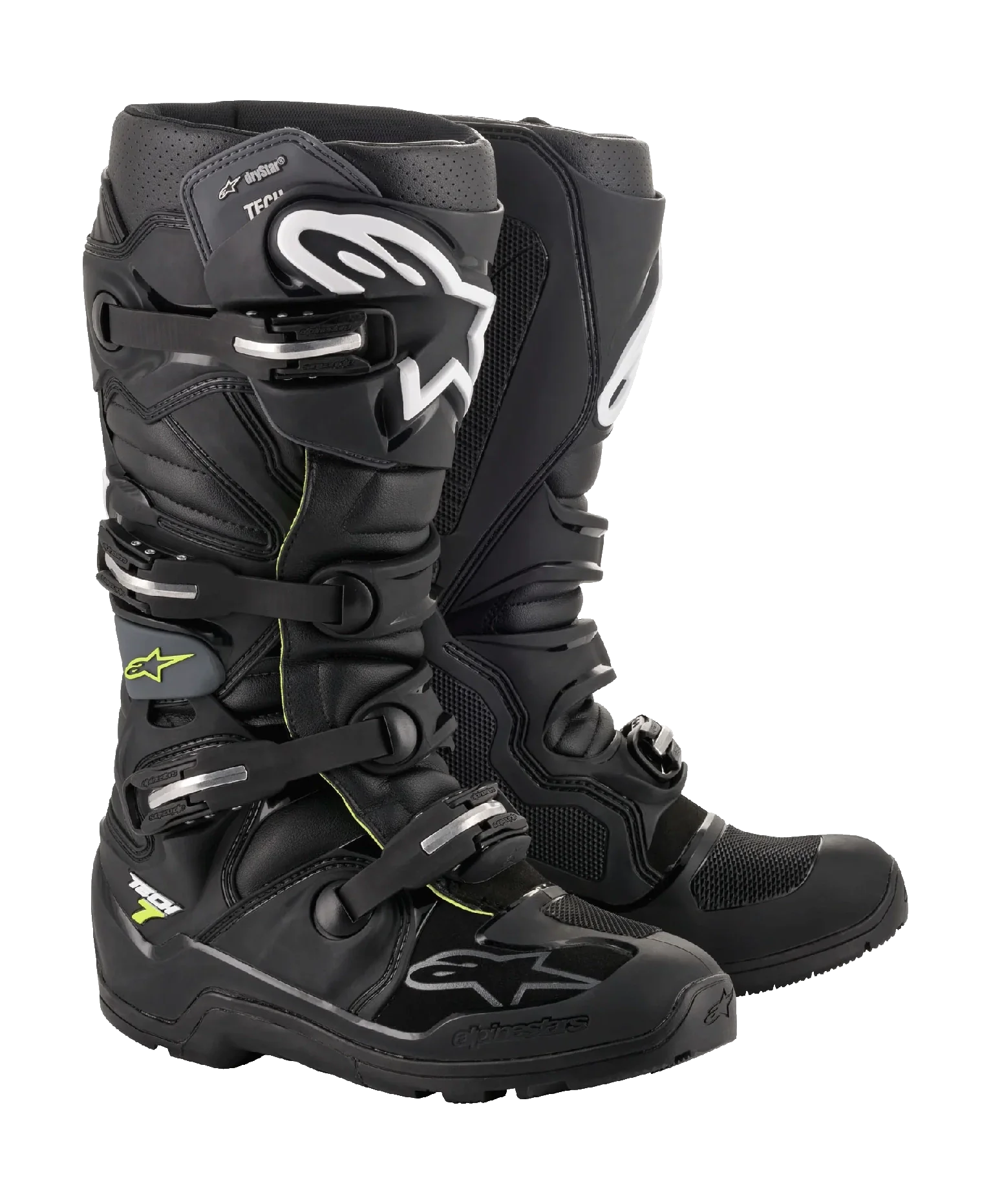 Alpinestars Crosslaarzen Tech 7 Enduro Drystar - Zwart / Grijs