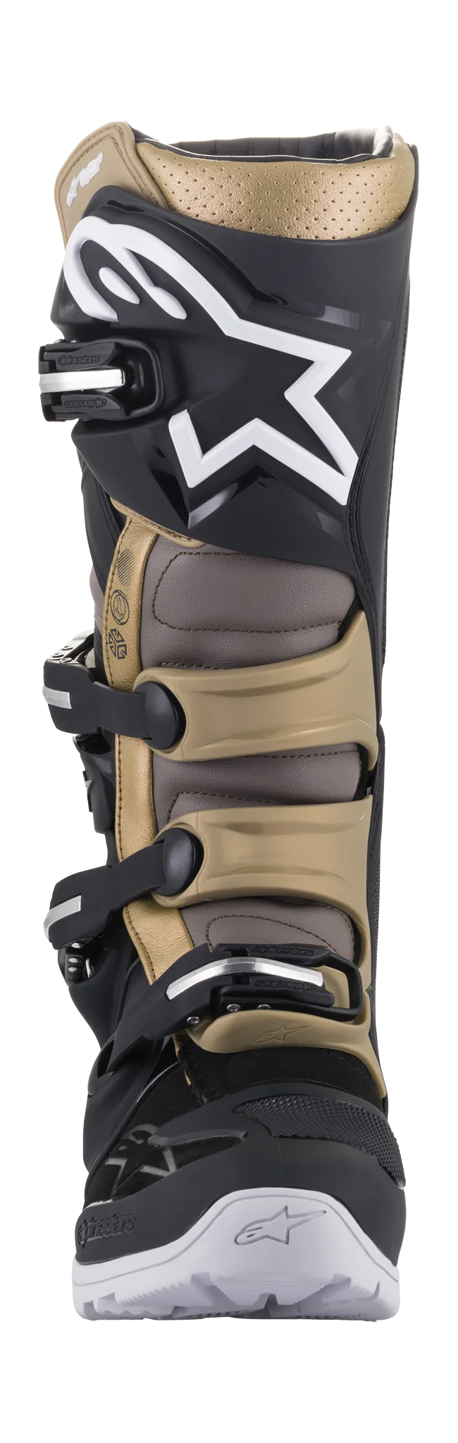 Alpinestars Crosslaarzen Tech 7 Enduro Drystar - Zwart / Grijs / Goud