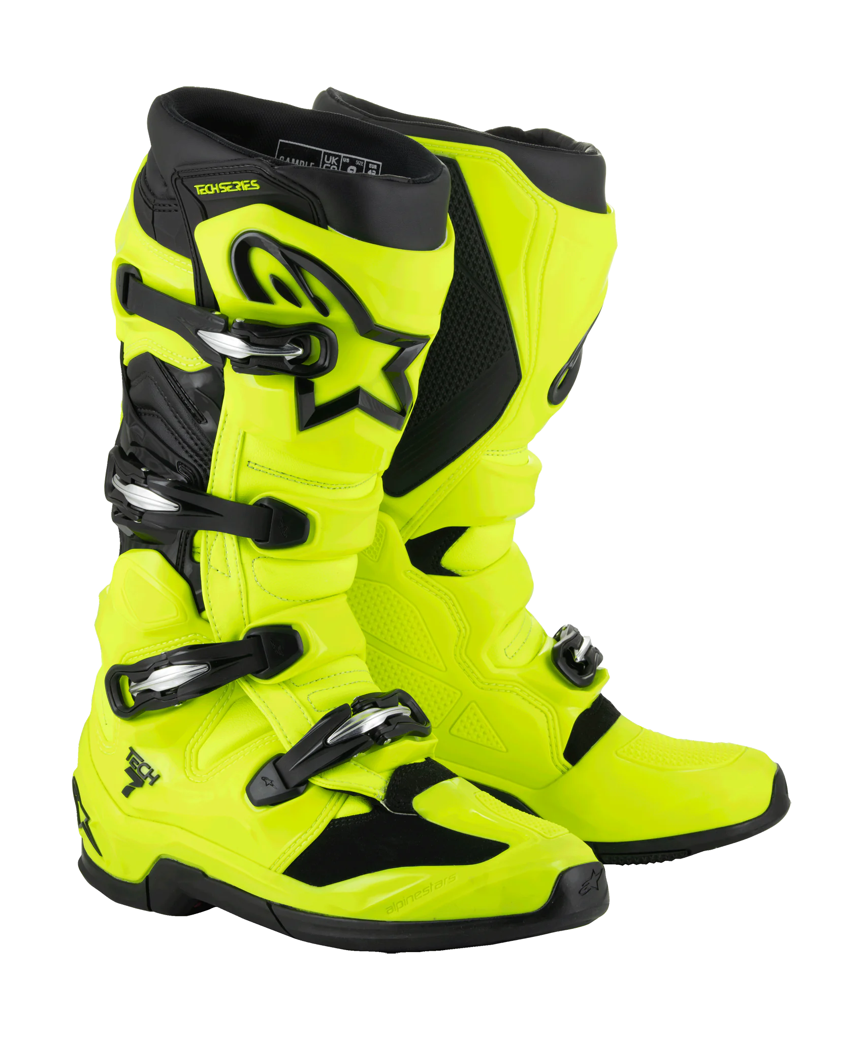 Alpinestars Crosslaarzen Tech 7 - Fluo Geel / Zwart