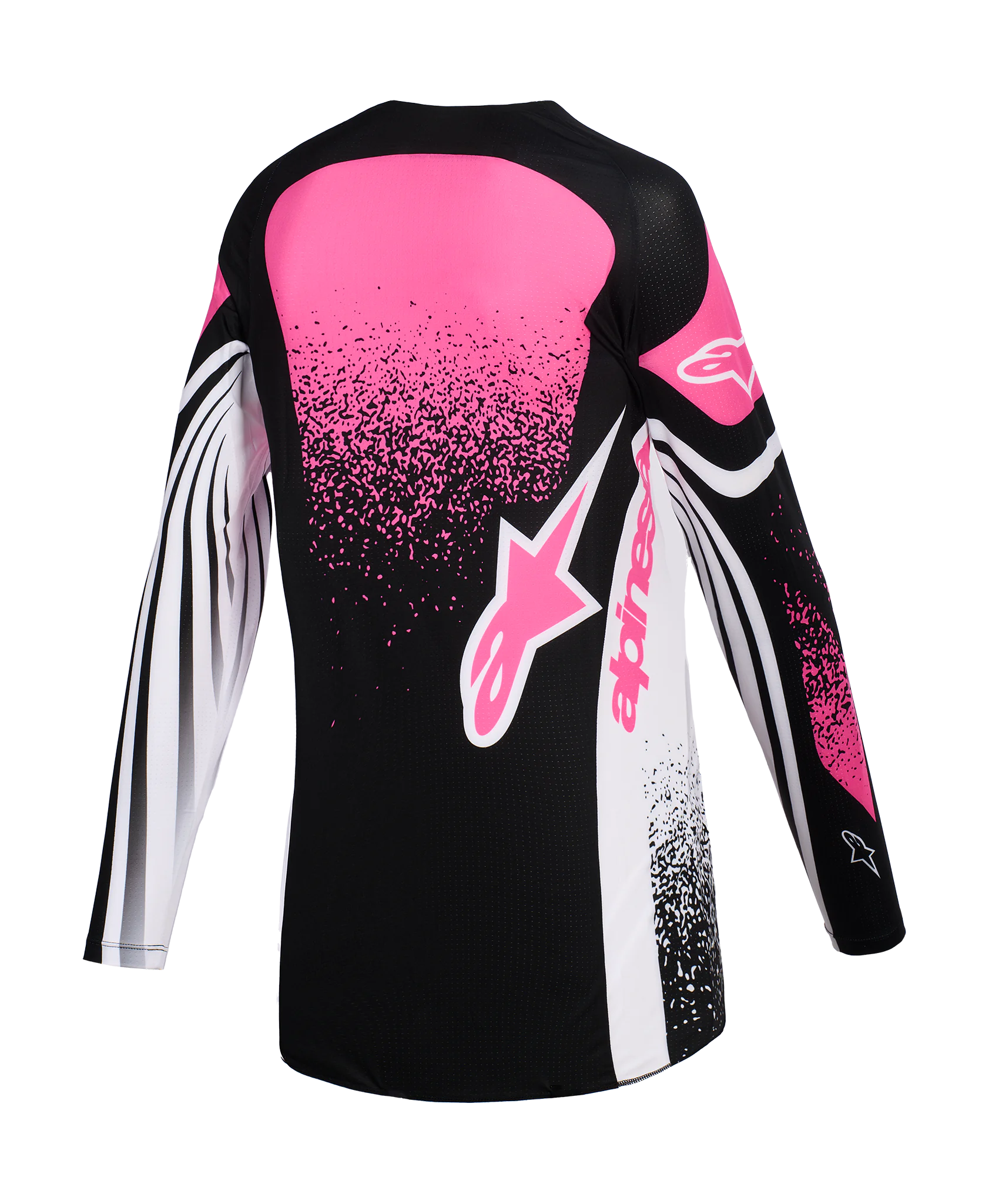Alpinestars Dames Cross Shirt 2026 Techstar Nomur - Zwart / Wit / Fuchsia