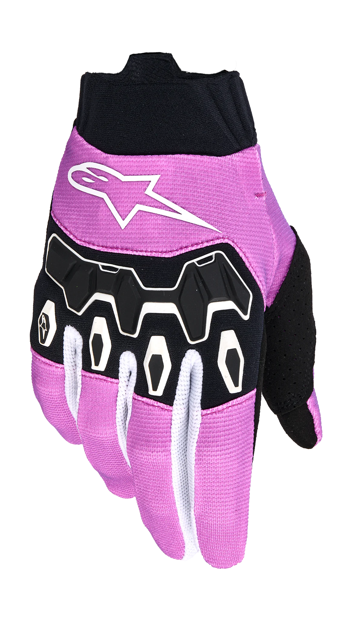 Alpinestars Dames Crosshandschoenen 2026 Full Bore V2 - Wit / Fluo Roze / Zwart