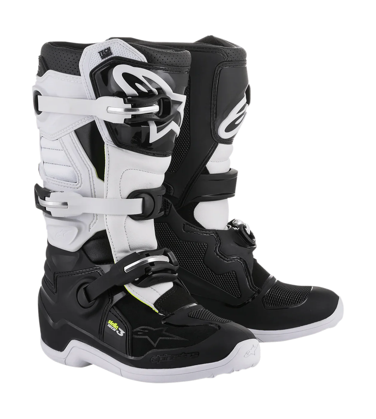 Alpinestars Dames Crosslaarzen Tech 3 Stella - Zwart / Wit