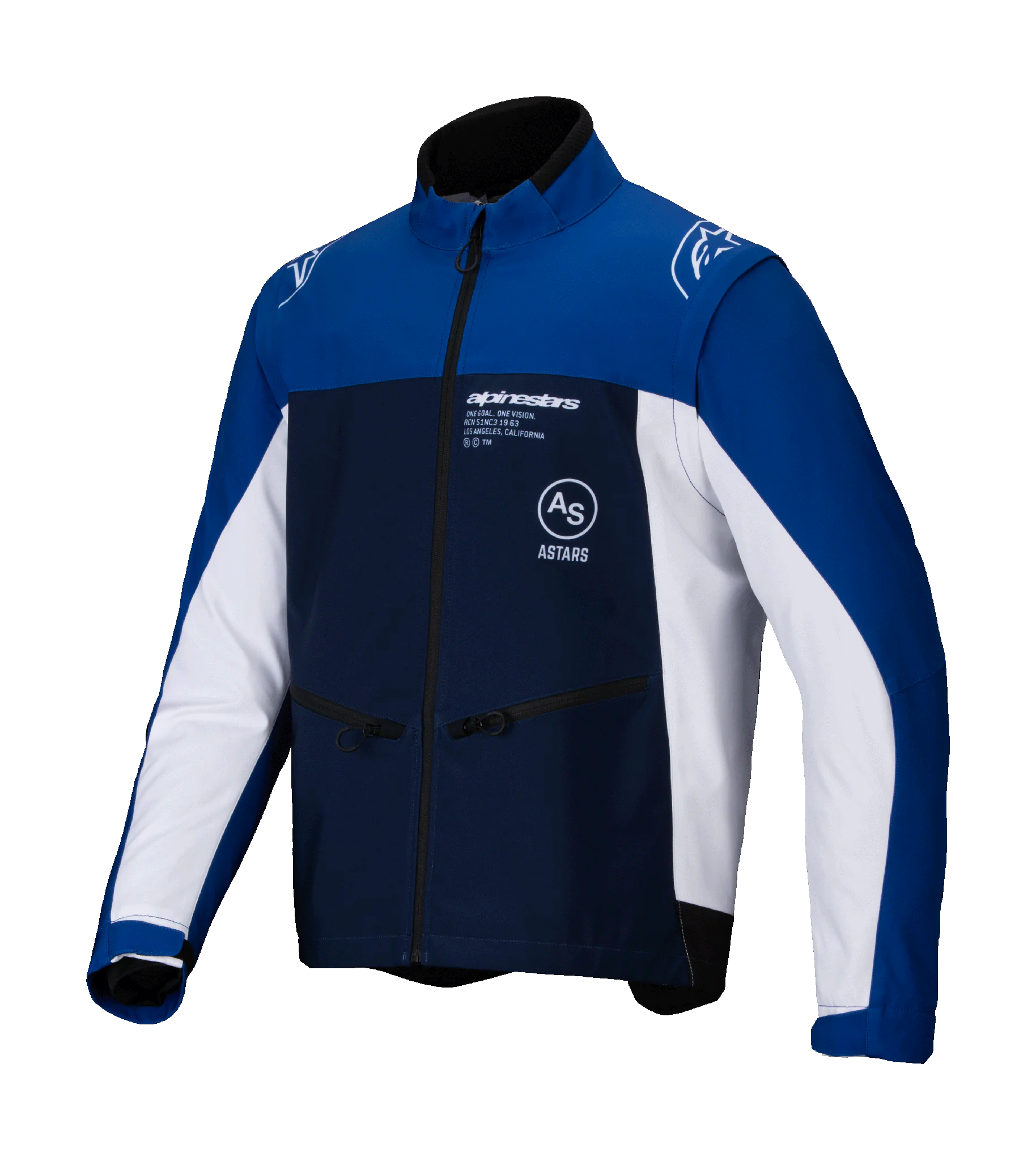 Alpinestars Enduro Jas Softshell Lite-Dura - Navy / Blauw / Wit