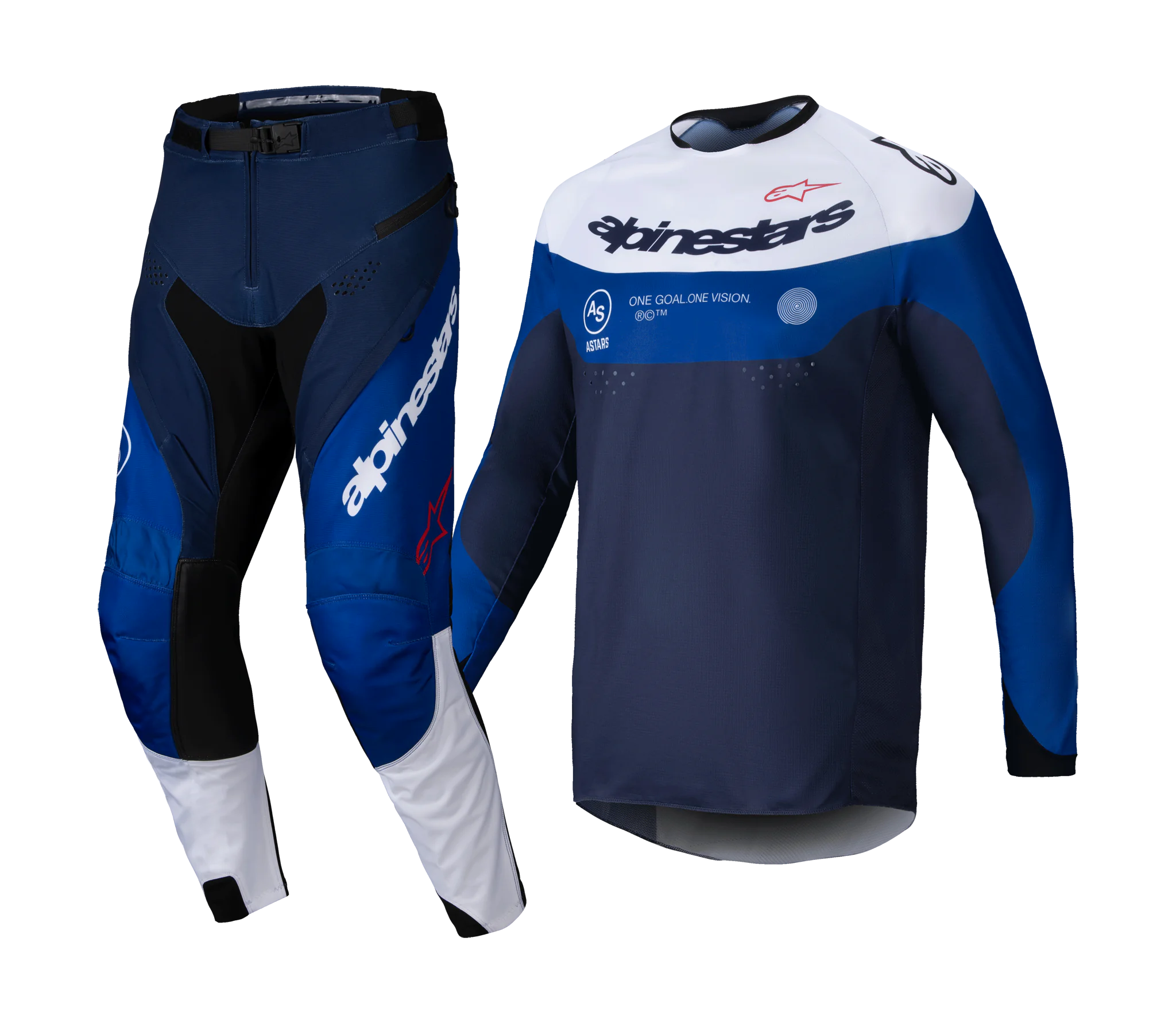 Alpinestars Enduro Kleding Pro-Dura - Navy / Blauw / Wit