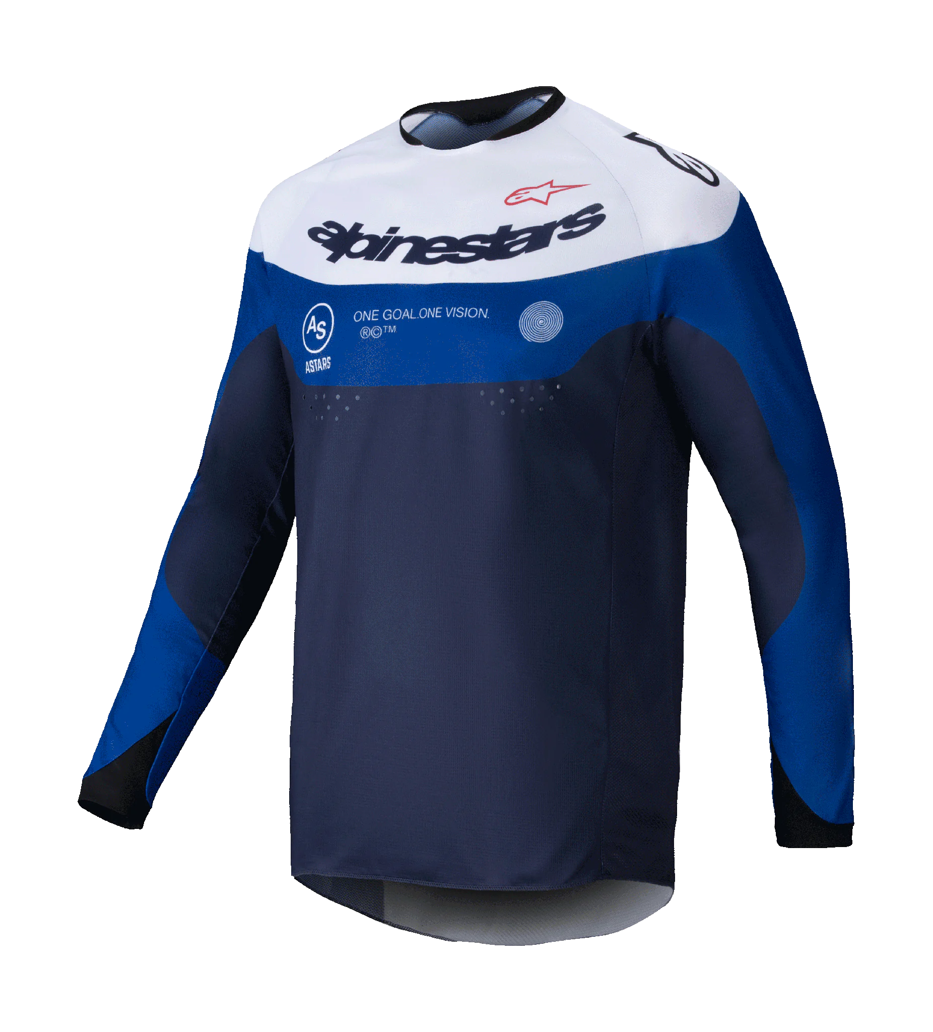 Alpinestars Enduro Shirt Pro-Dura - Navy / Blauw / Wit