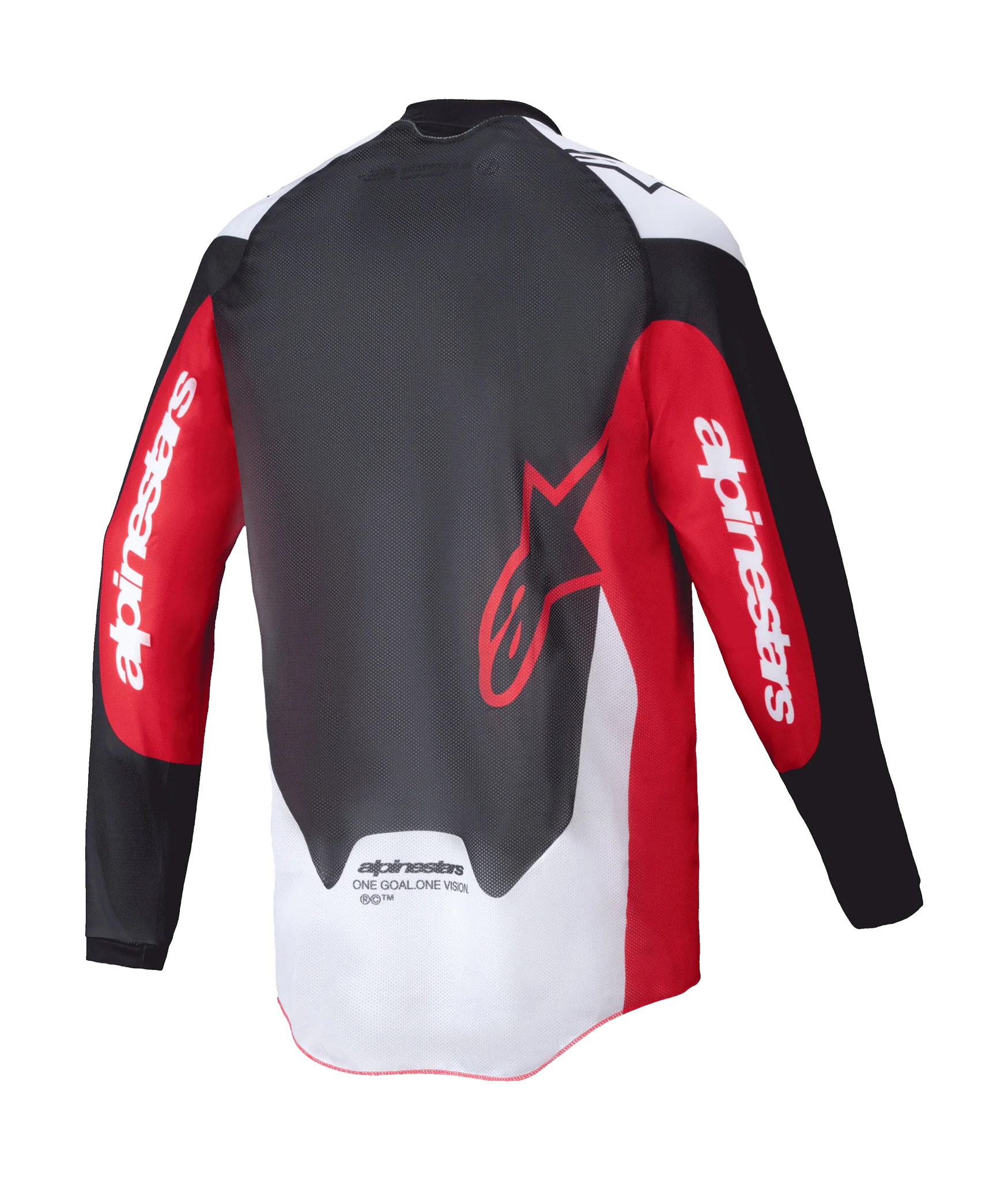 Alpinestars Enduro Shirt Pro-Dura - Zwart / Rood / Wit / Blauw