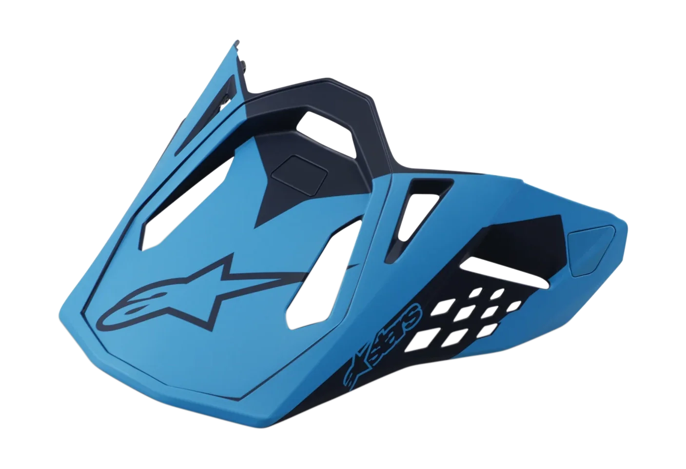 Alpinestars Helmklep S-M10 22.05 Meta - Mat Blauw